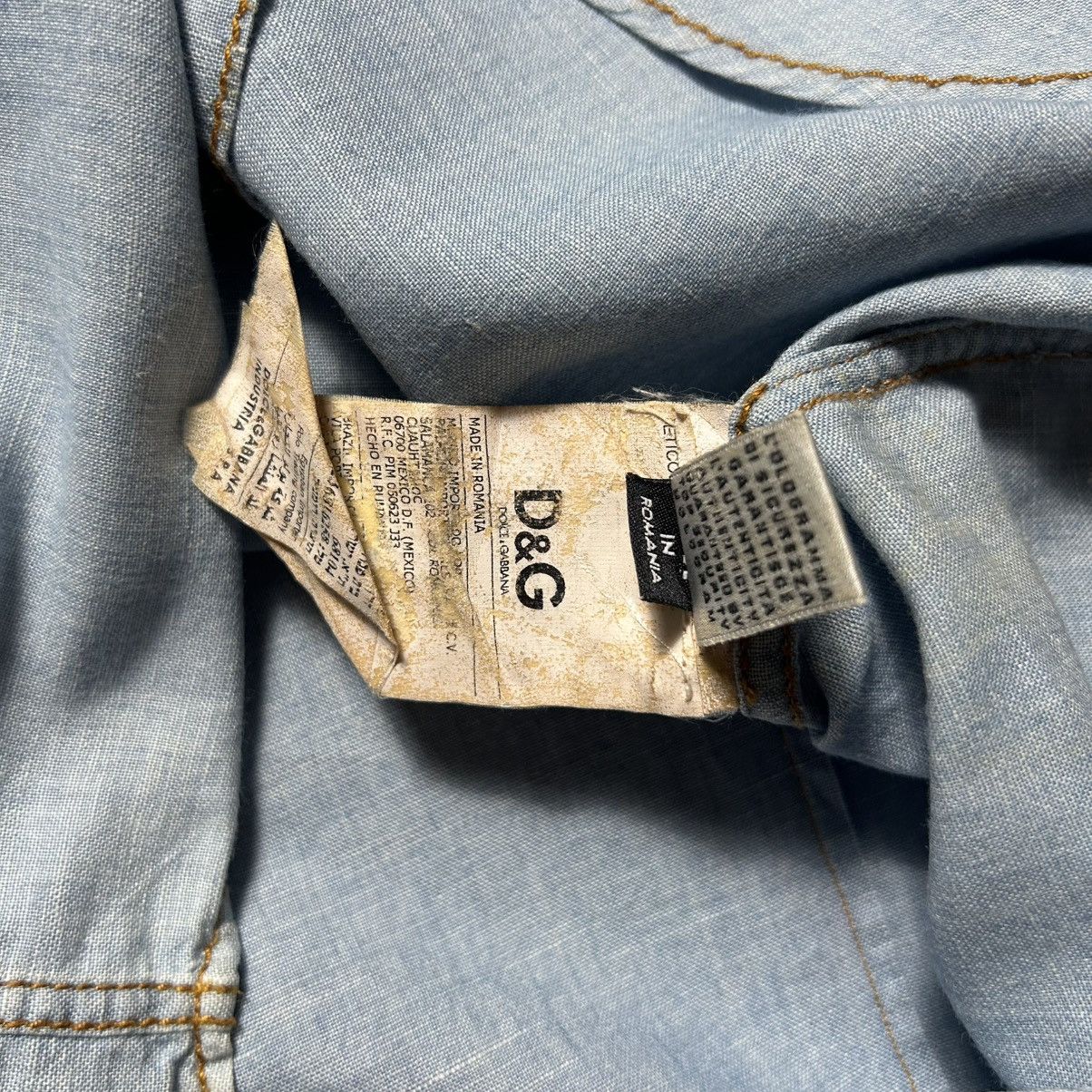 Dolce & Gabbana Vintage Dolce and Gabbana Button Up Shirt Size M / US 6-8 / IT 42-44 - 9 Thumbnail