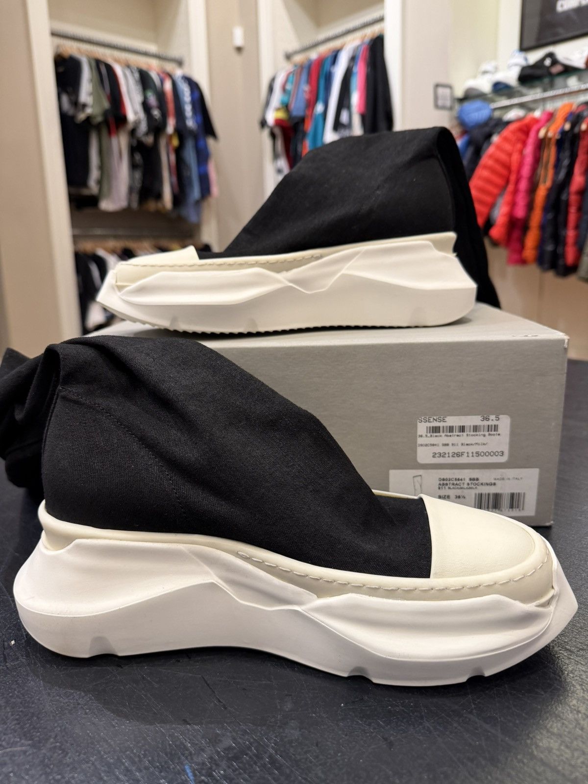 Rick Owens Drkshdw Rick Owens DRKSHDW Abstract Stocking Sneaker Boot Size US 6.5 / IT 36.5 - 3 Thumbnail