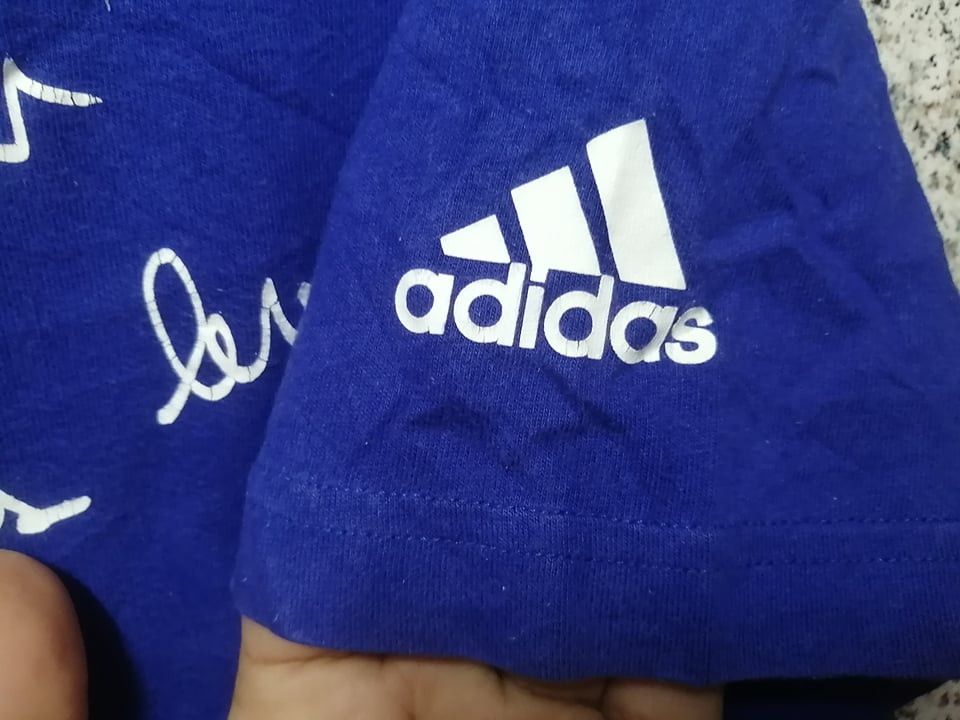 Adidas × Vintage Vintage Adidas Samurai Blue 2006 tshirt Very Rare Size US L / EU 52-54 / 3 - 7 Thumbnail