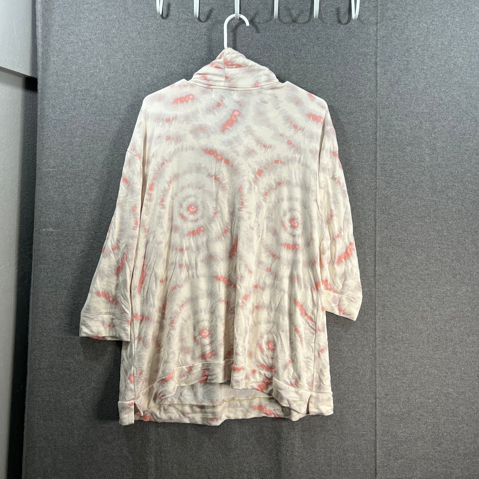 Other Koolaburra by UGG Brushed-Back 3/4-Sleeve Pullover Cream Size L / US 10 / IT 46 - 2 Thumbnail