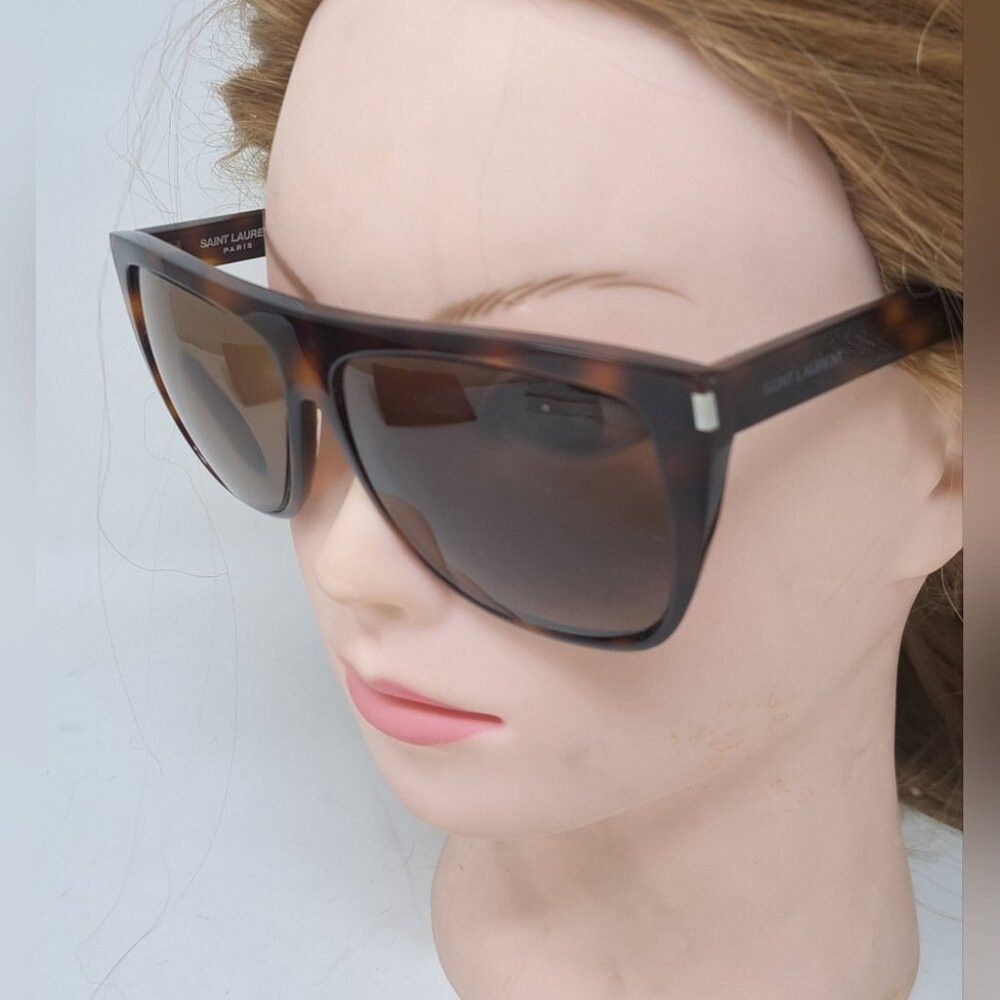 Saint Laurent Paris Saint Laurent Sunglasses Frames Only Prescription Flat Top Size ONE SIZE - 8 Thumbnail