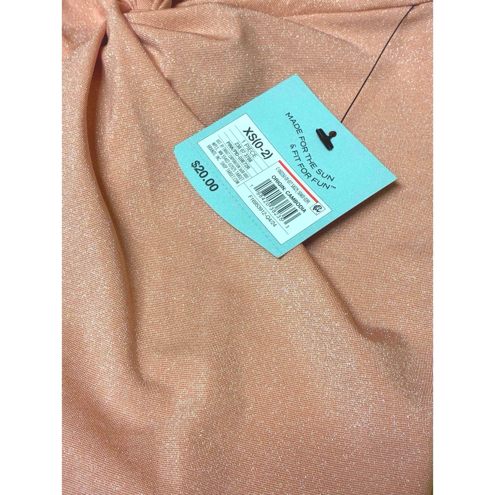 The Unbranded Brand Sparkle Twist Skirt Cover Up - Shade & Shore PinkX Small Size 27" / US 4 / IT 40 - 6 Thumbnail