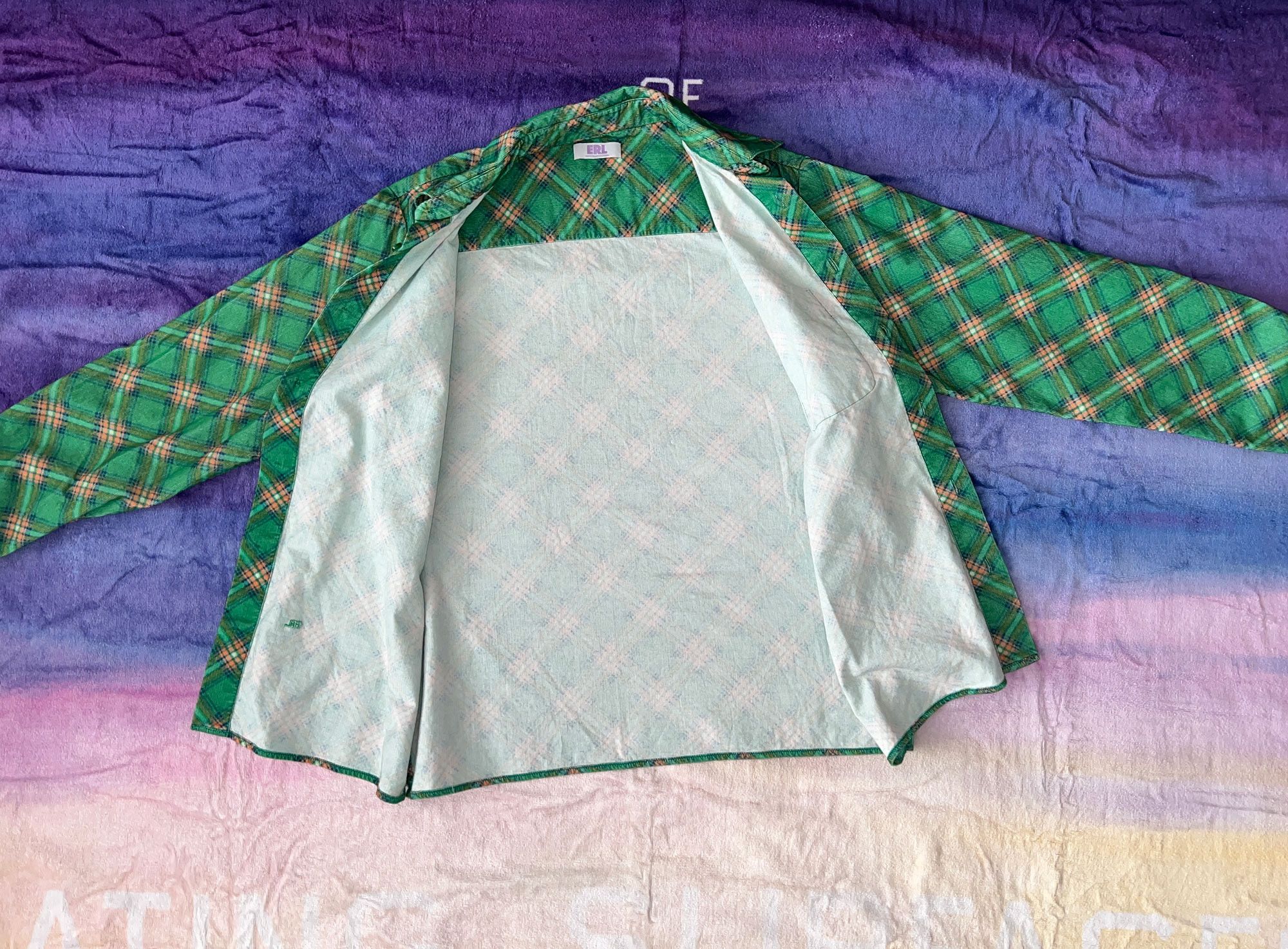 ERL Green plaid shirt Size US M / EU 48-50 / 2 - 3 Thumbnail