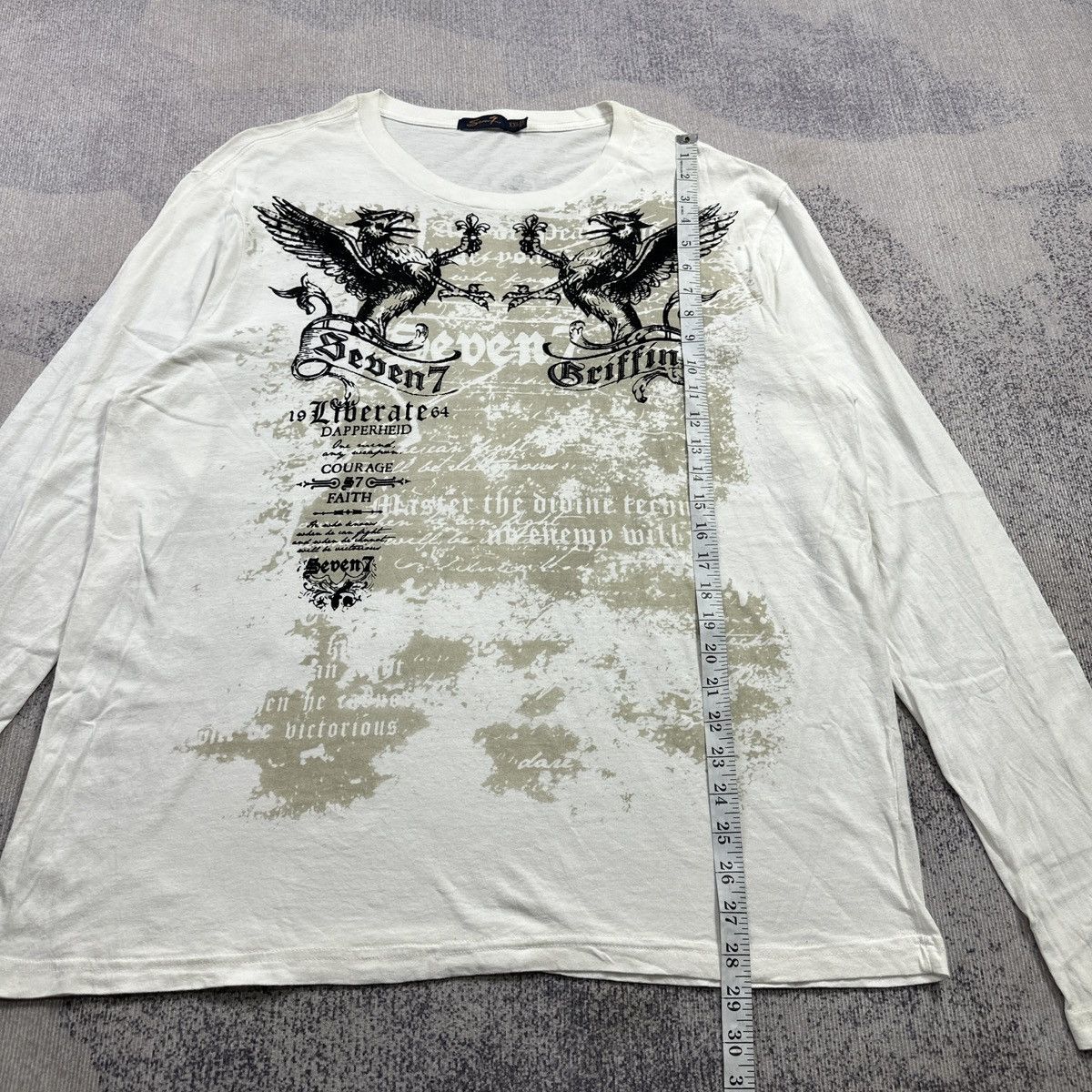 Seven 7 Seven 7 Y2k Longsleeve Tshirt Size US XXL / EU 58 / 5 - 6 Thumbnail