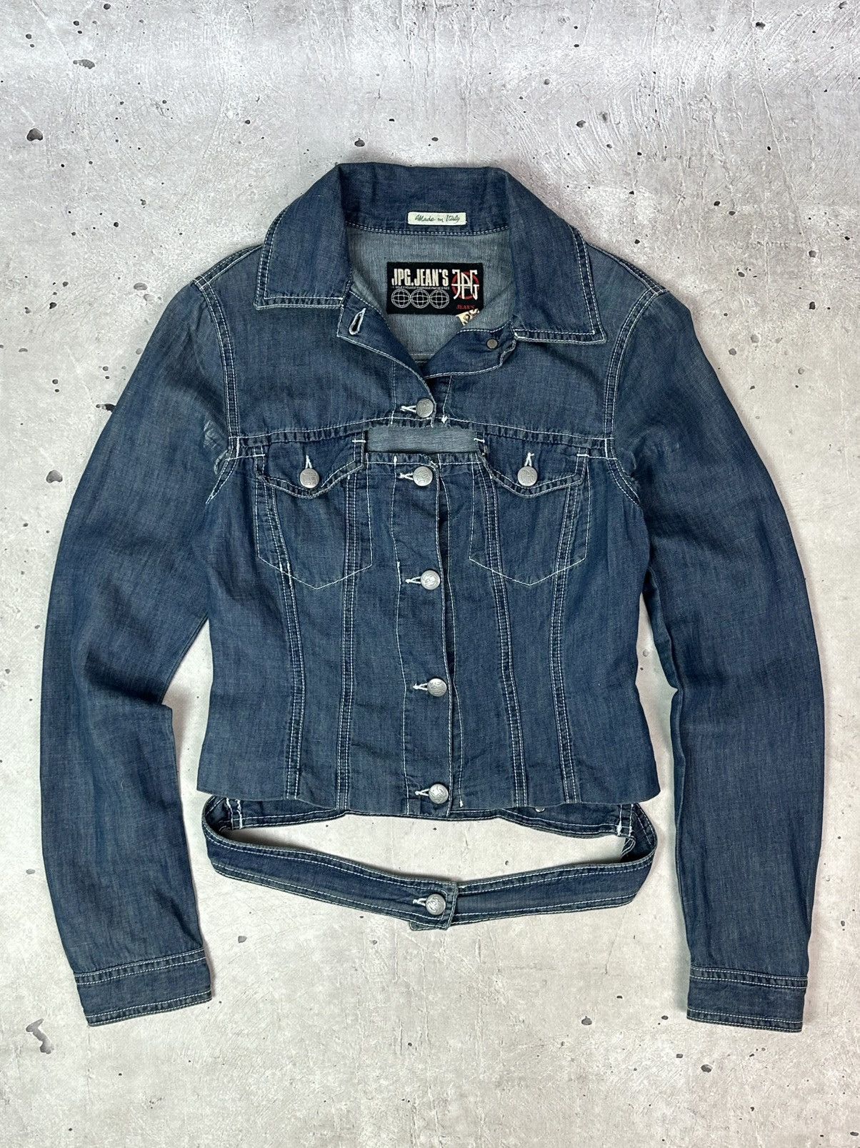 Jean Paul Gaultier Vintage JPG Jean Paul Gaultier Blue Denim Light Jacket Size M / US 6-8 / IT 42-44 - 1 Thumbnail