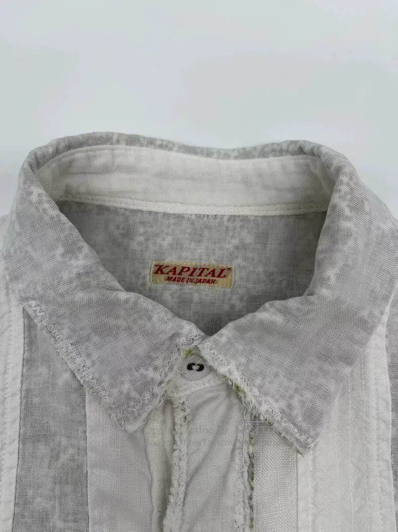 Kapital Kapital Skull button cotton and linen stitching shirt Size S / US 4 / IT 40 - 5 Thumbnail