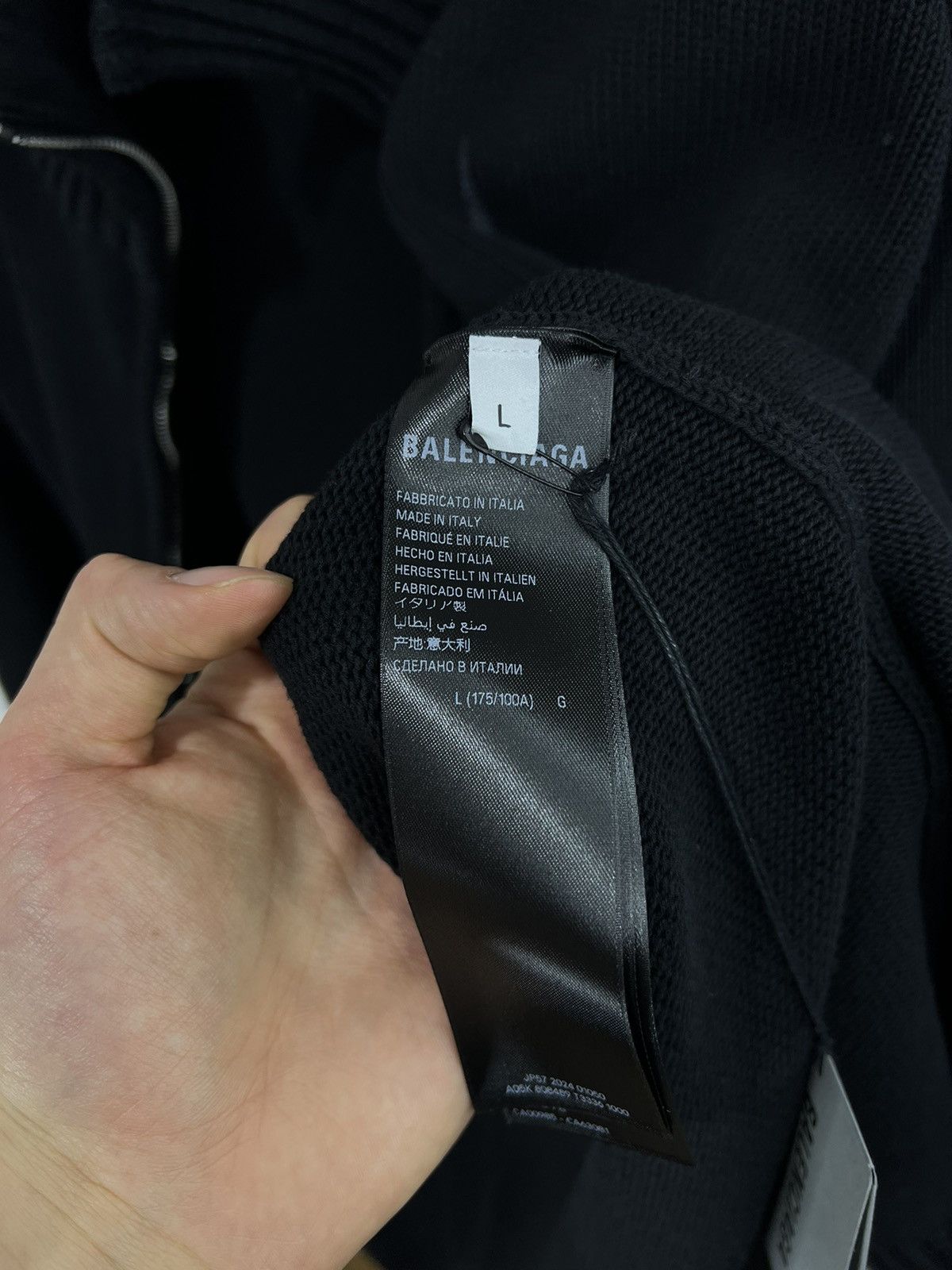 Balenciaga Y2K Zip-Up Cardigan Size US L / EU 52-54 / 3 - 10 Thumbnail