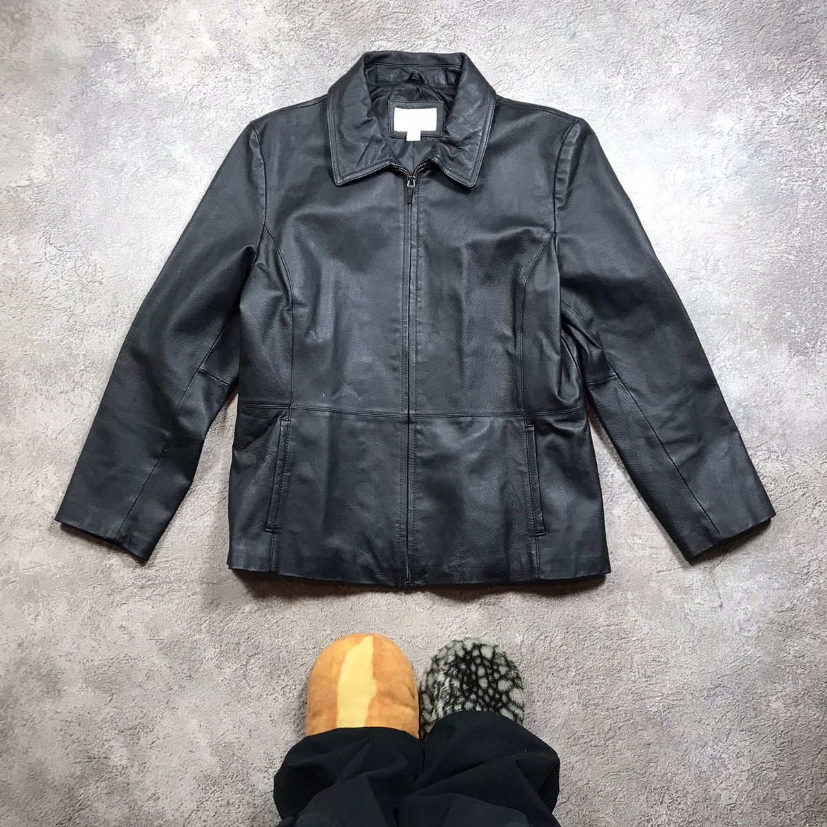 If Six Was Nine VINTAGE Y2K LEATHER JACKET JAPAN CASUAL STREETWEAR 90s Size L / US 10 / IT 46 - 1 Thumbnail