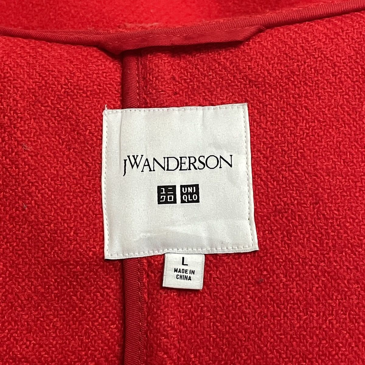 Designer × JW Anderson Vintage Brand JWanderson X Uniqlo Wool Duffle Coat 2000s Size US L / EU 52-54 / 3 - 9 Thumbnail