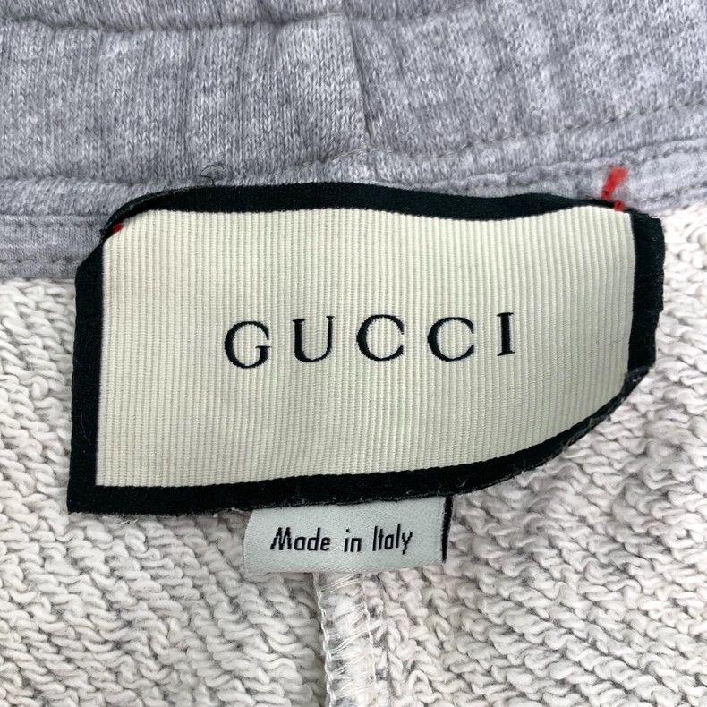 Gucci Gucci Size m Light gray side logo printed cotton sweatpant Size US 28 / EU 44 - 5 Thumbnail
