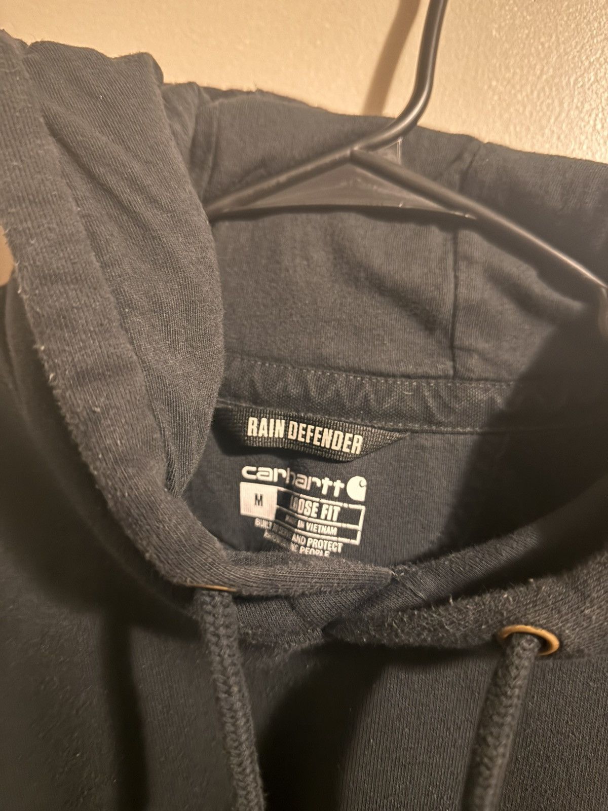 Carhartt × Vintage Carhartt Vintage Rain Defender Loose Fit Hoodie Size US L / EU 52-54 / 3 - 3 Thumbnail