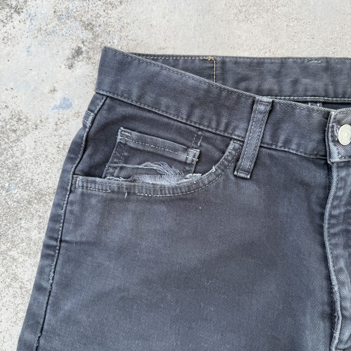 Edwin W31 Vintage Edwin Faded Black Denim Jean Pants W31x31 Size US 31 - 4 Thumbnail