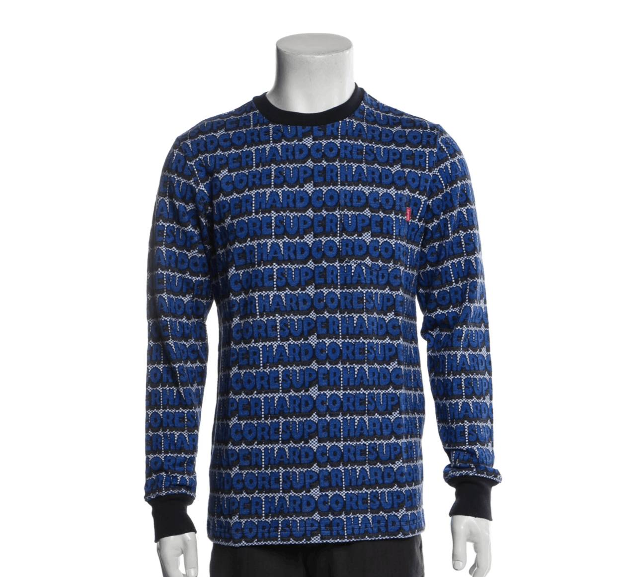Supreme SUPREME SUPER HARDCORE JACQUARD LONG SLEEVE BLUE MENS SMALL Size US S / EU 44-46 / 1 - 1 Thumbnail