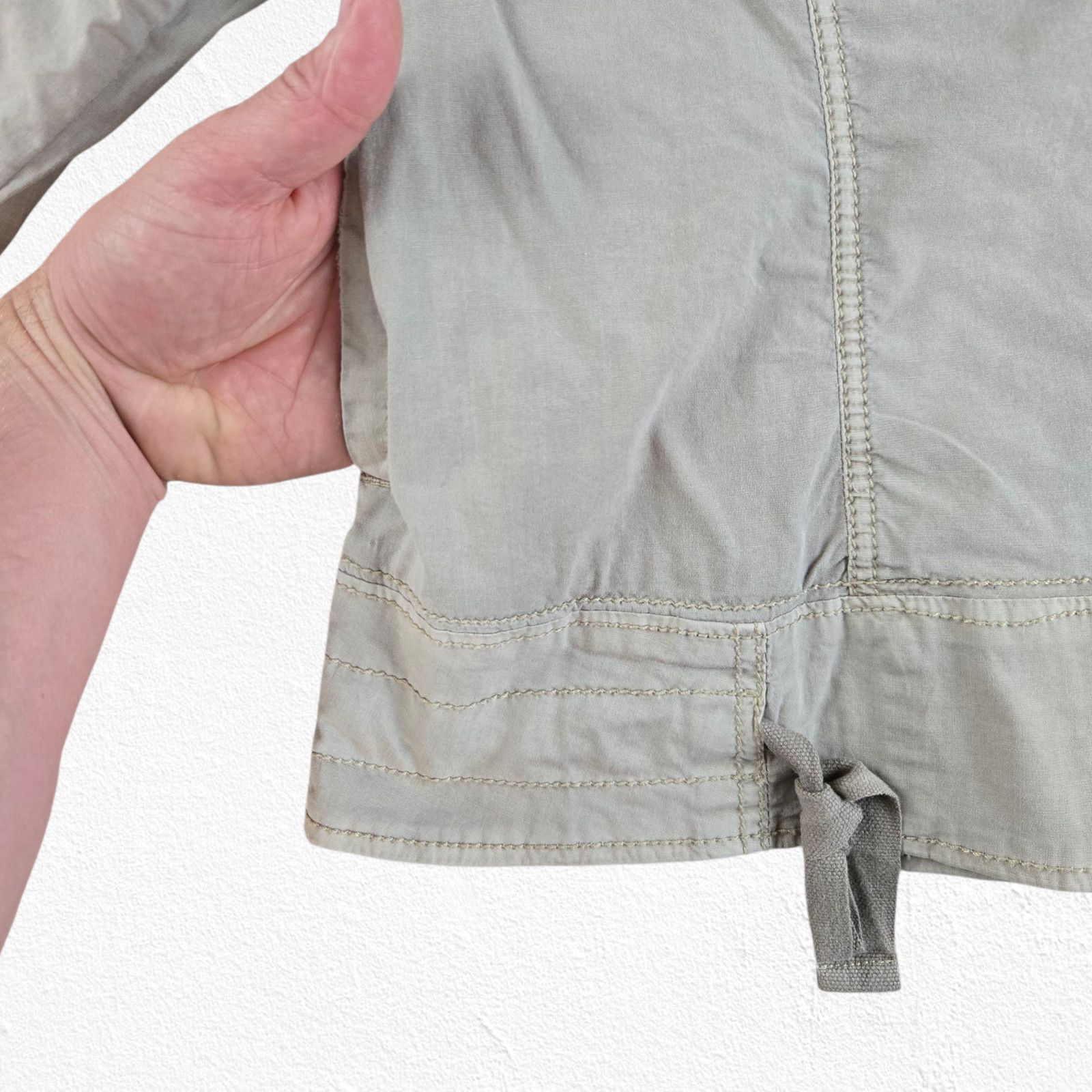 Anthropologie Marrakech Asymmetrical Utility Jacket Pearl Gray Size L Size L / US 10 / IT 46 - 11 Thumbnail