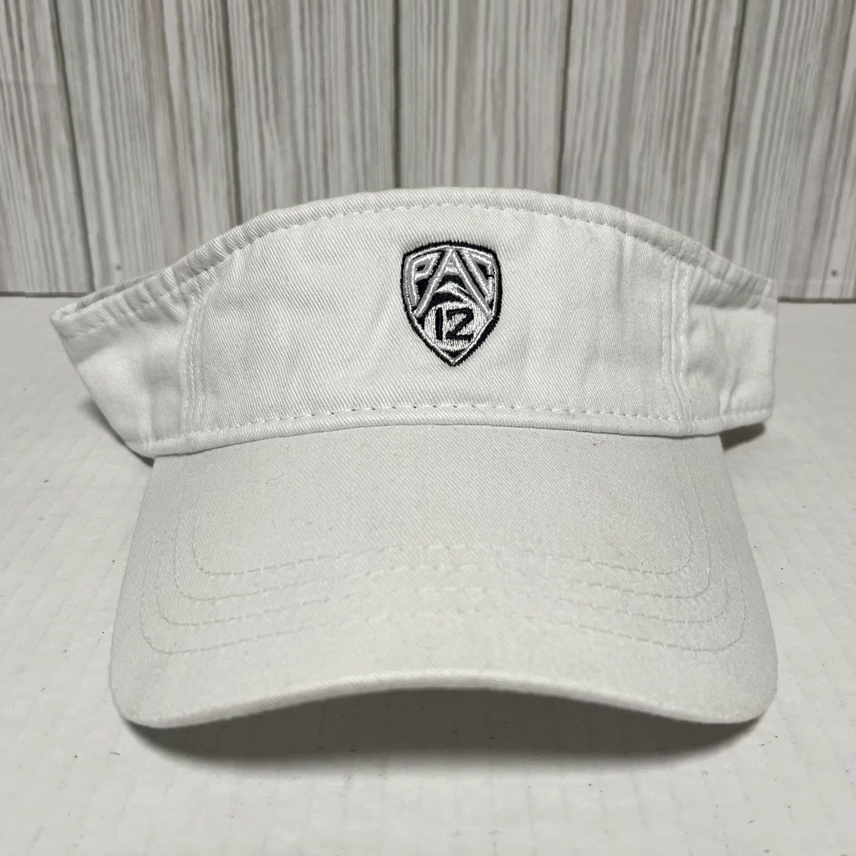 Top Of The World NCAA Pac 12 Conference Hat Cap Visor Strap Back White New Mens Adjustable Top of the World Baseball Cap Size ONE SIZE - 2 Thumbnail