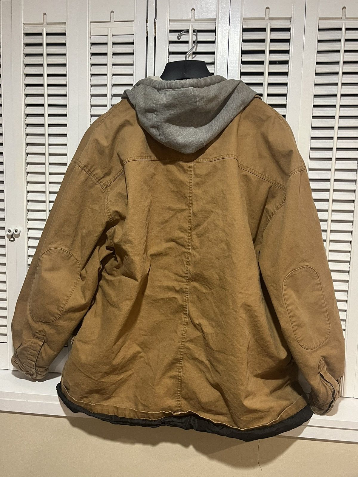 Vintage Dickies Brown Distressed Hooded Jacket / 3XL Size US XXL / EU 58 / 5 - 2 Thumbnail