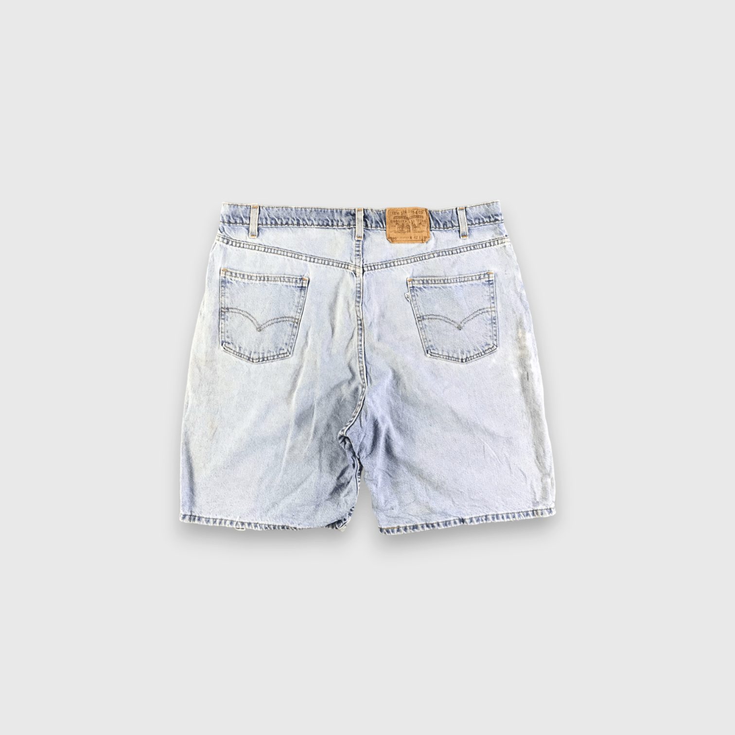 Levi's × Vintage 90s Vintage Light Wash Levis 550 Jeans-J4433 Size 39" - 2 Thumbnail