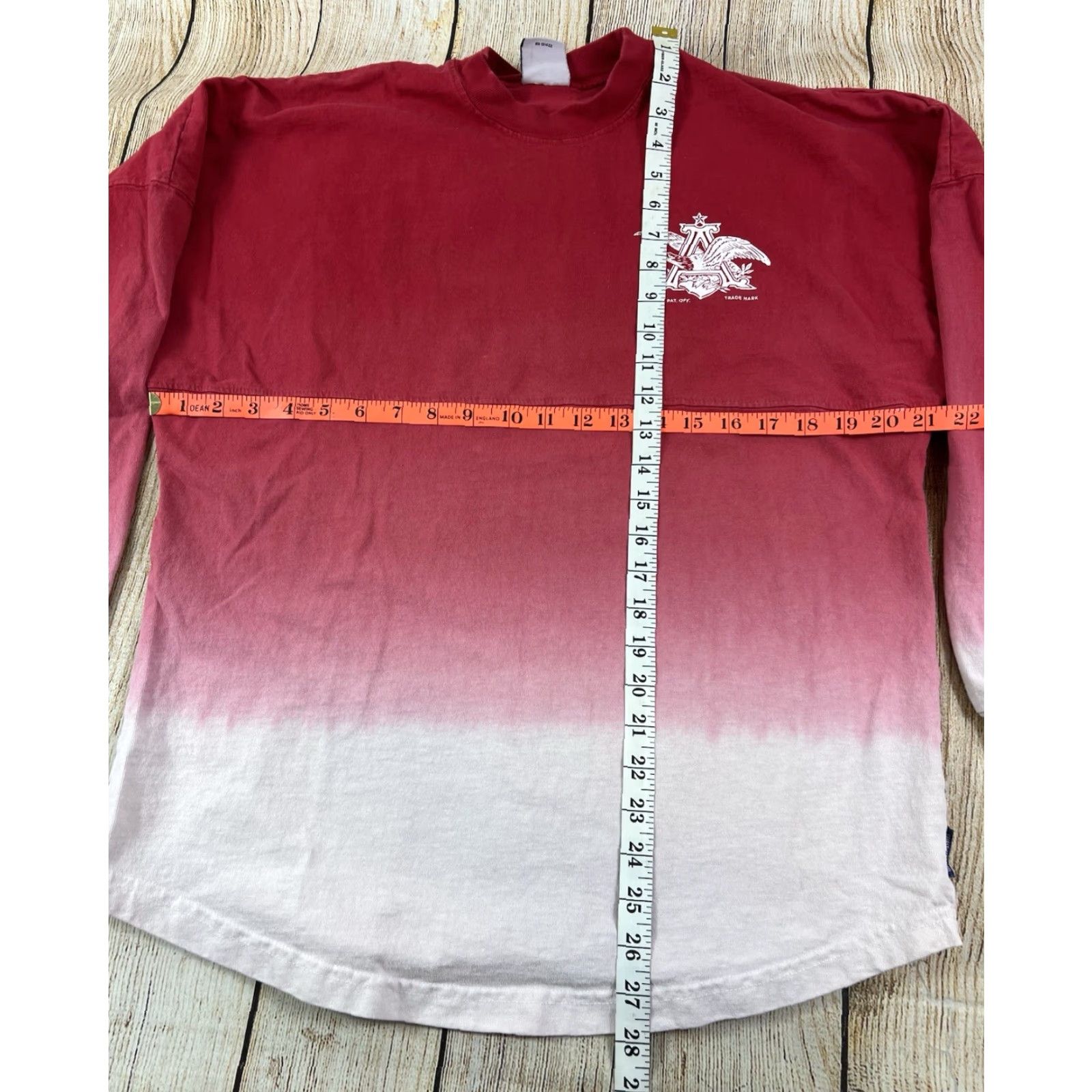 ESPIRIT Budweiser Spirit Jersey Red Shirt Small Woman Jersey T-Shirt Crew Neck Pullover Long Sleeve Print Casual Beer Spirit Size S / US 4 / IT 40 - 4 Thumbnail