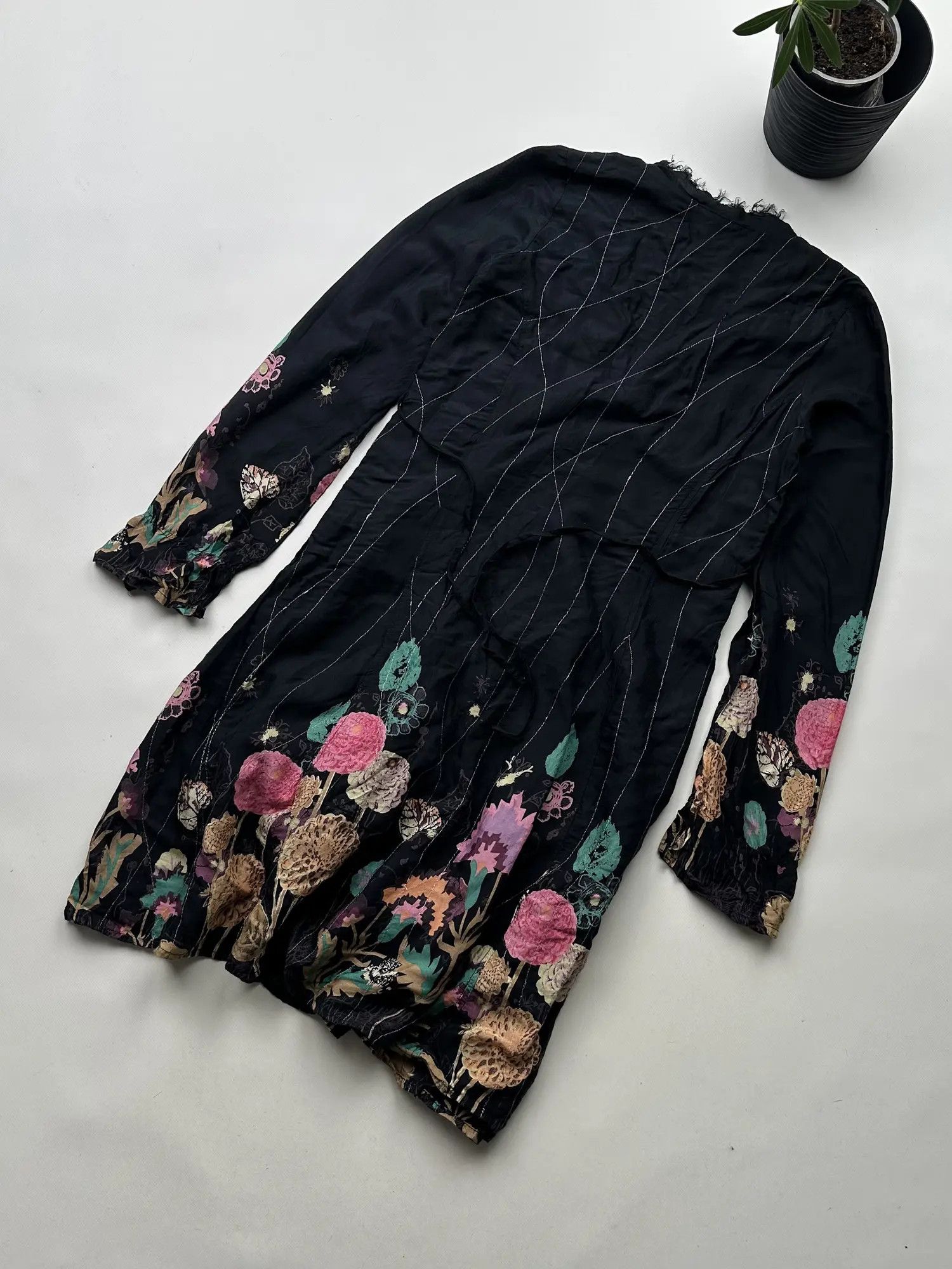 Desigual Desigual Vintage Flare Printed Maxi Dress (360) Size S / US 4 / IT 40 - 8 Thumbnail