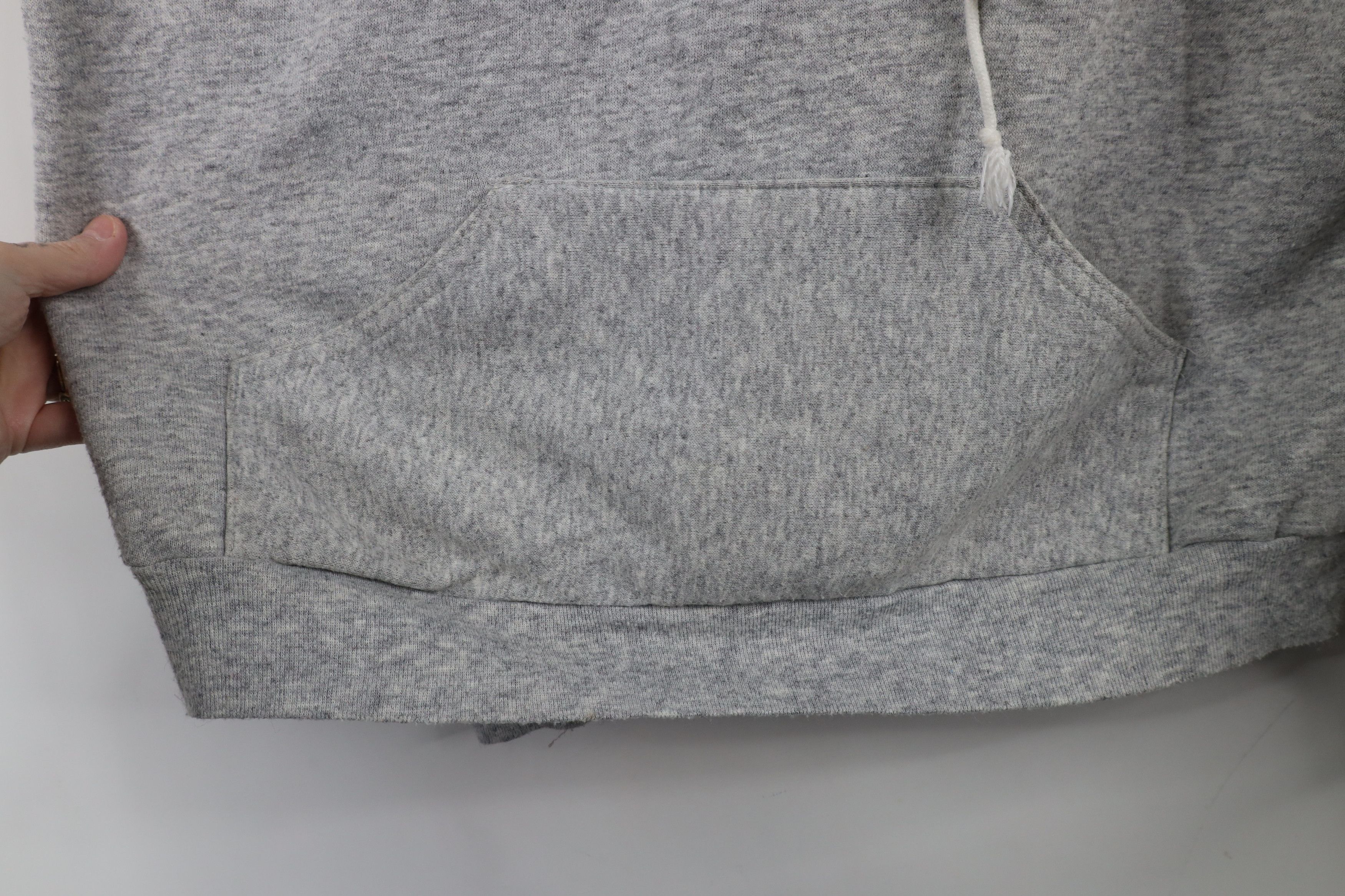Vintage Vintage 70s 80s Streetwear Hoodie Sweatshirt Gray USA Size US L / EU 52-54 / 3 - 6 Thumbnail