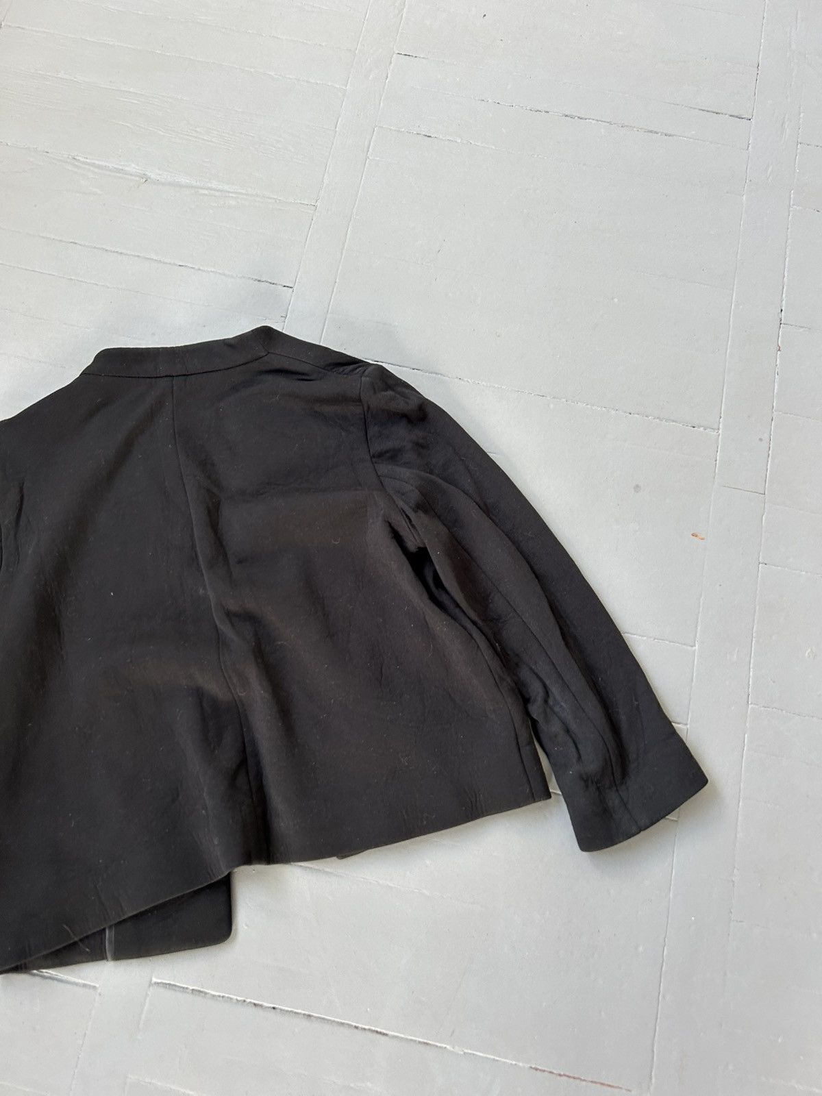 Sandro × Vintage Sandro viscose crop blazer Size M / US 6-8 / IT 42-44 - 6 Thumbnail