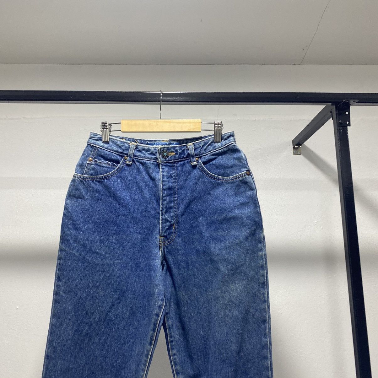 Edwin × Japanese Brand × Vintage RARE☠️ Something by Edwin Skinny Jeans Punk Size 27" / US 4 / IT 40 - 2 Thumbnail