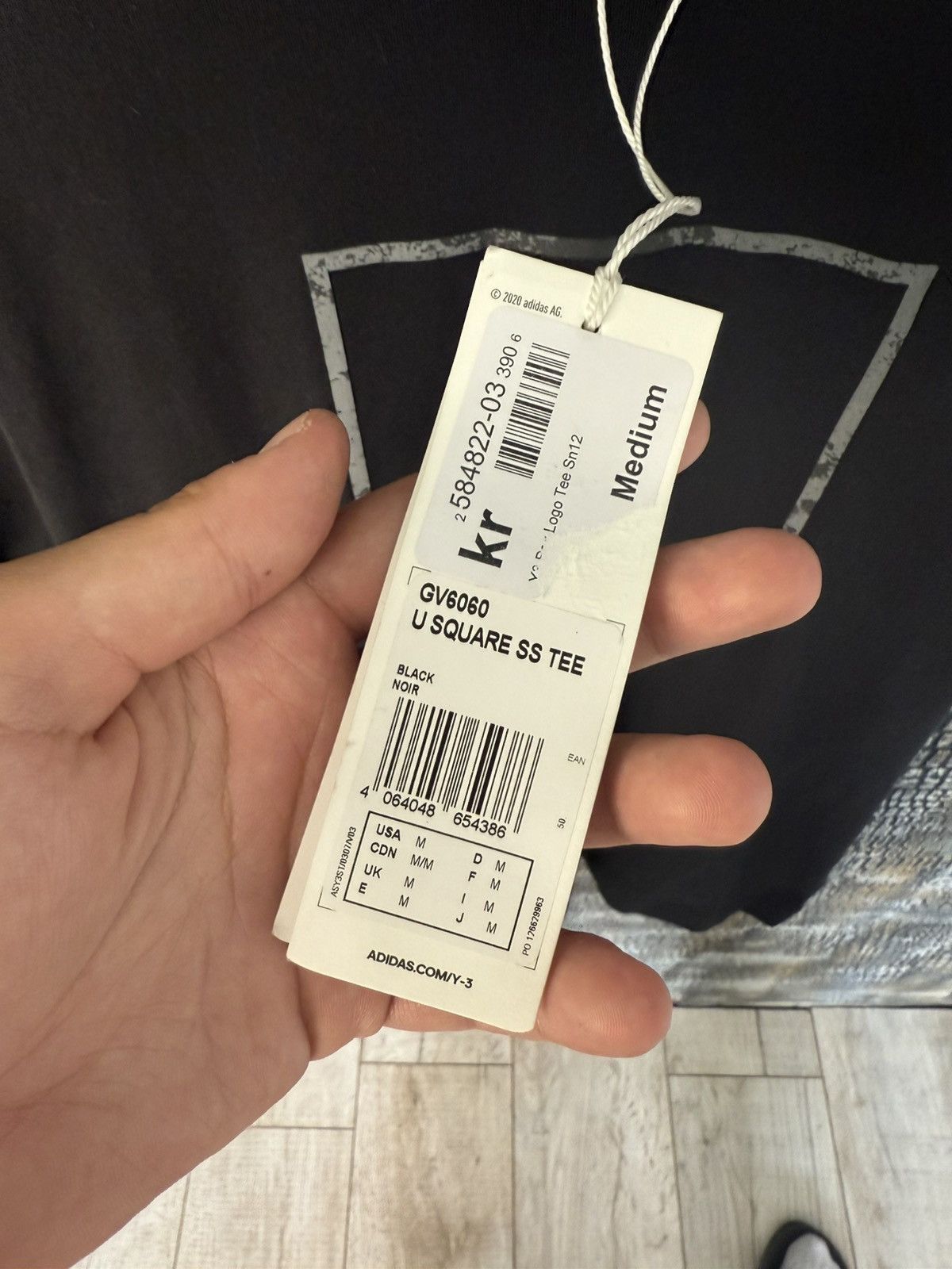 Yohji Yamamoto Adidas Yohji Yamamoto Y3 T- shirts Size US M / EU 48-50 / 2 - 13 Thumbnail