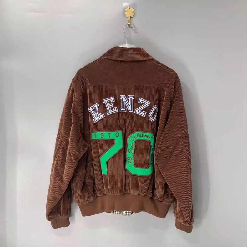 Kenzo KENZO Solid color letter collar single row button long sle Size US XL / EU 56 / 4 - 1 Thumbnail