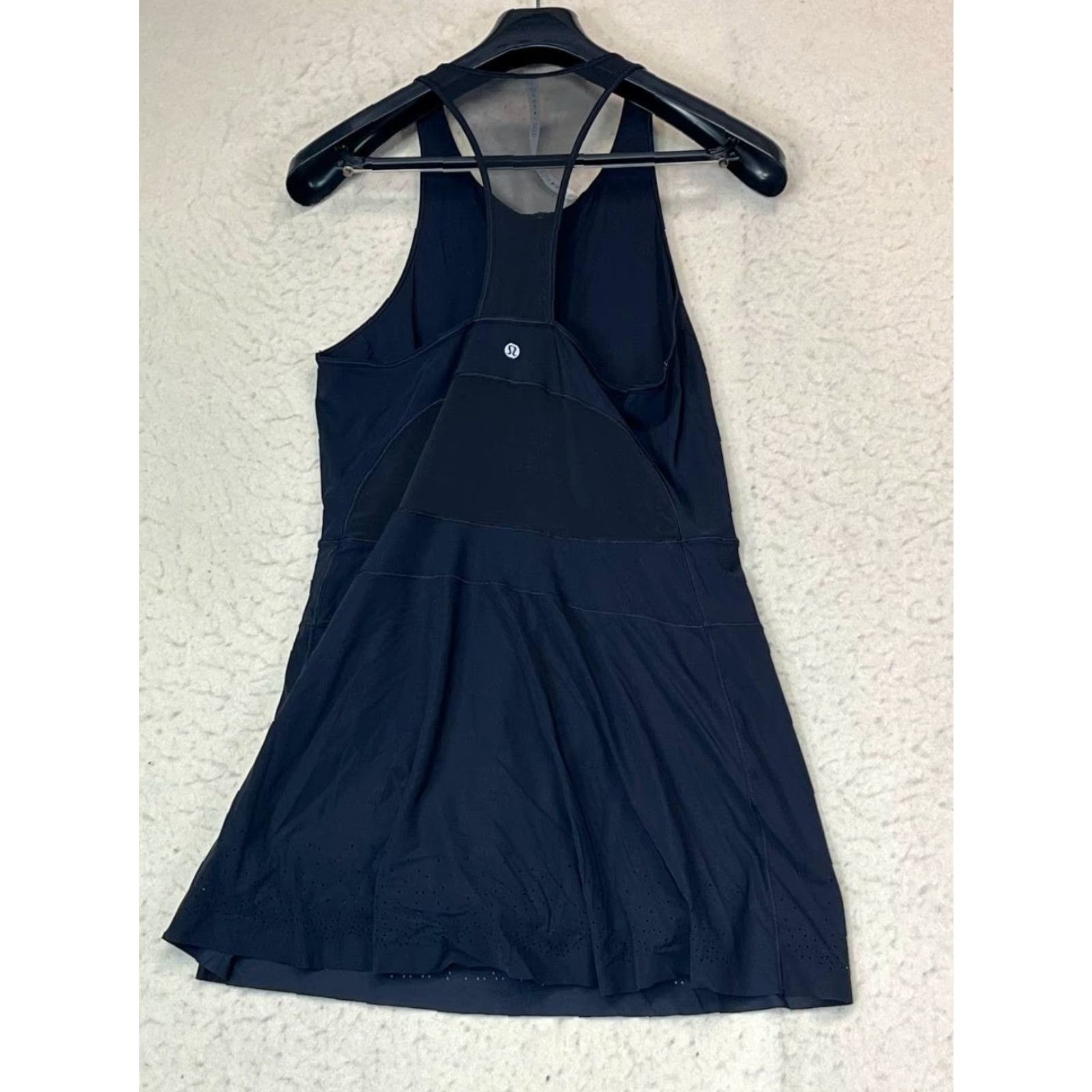 Lululemon Dress Women Sleeveless Black Size 12 Body Nylon Casual Activewear  Gym Running Yoga Spring