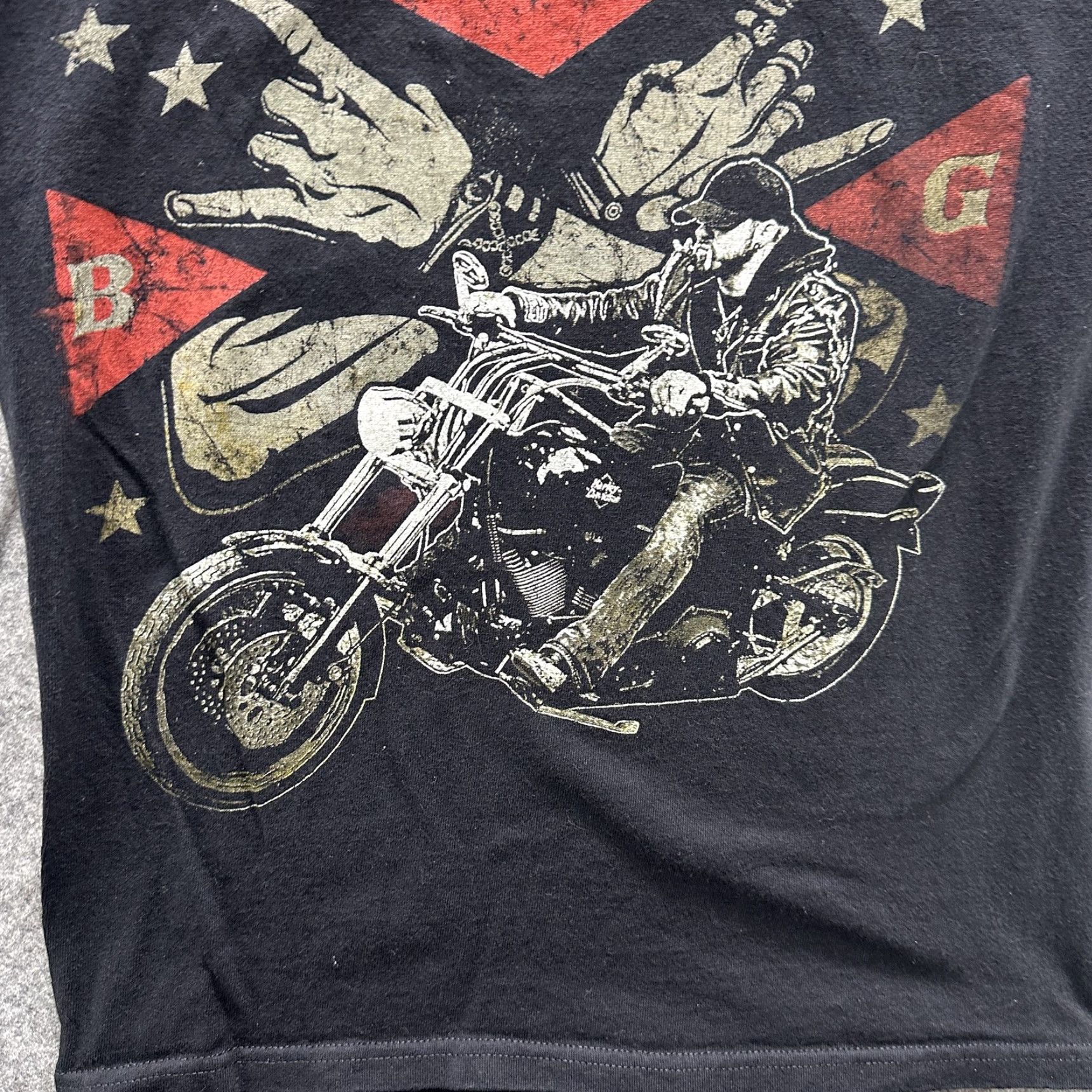 Anvil VINTAGE Brantley Gilbert Shirt Mens Small Let It Ride Tour 2014 Motorcycle Band Tee Size US S / EU 44-46 / 1 - 4 Thumbnail