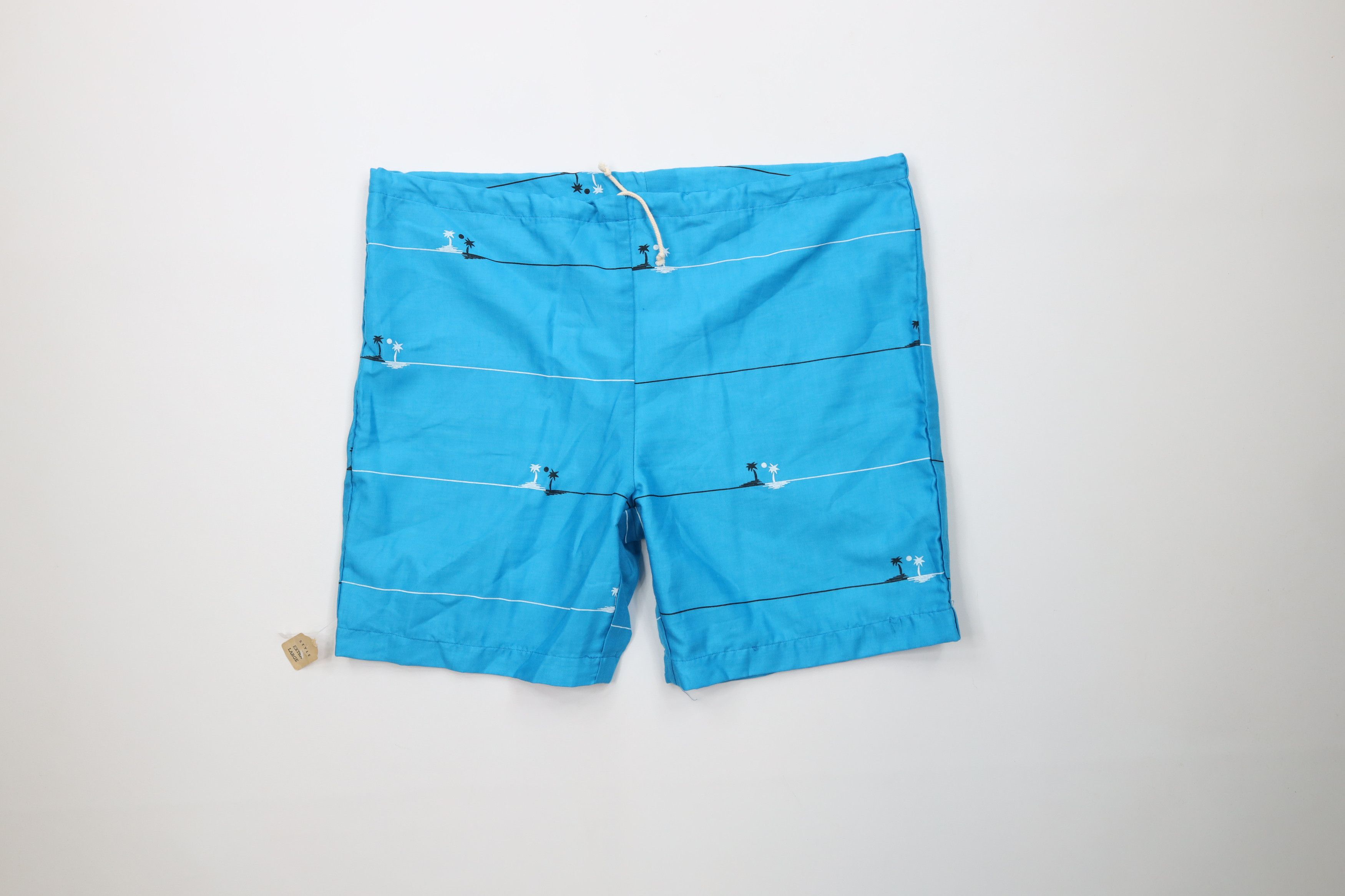 Vintage Deadstock Vintage 70s Streetwear Island Lined Shorts USA Size US 36 / EU 52 - 1 Thumbnail