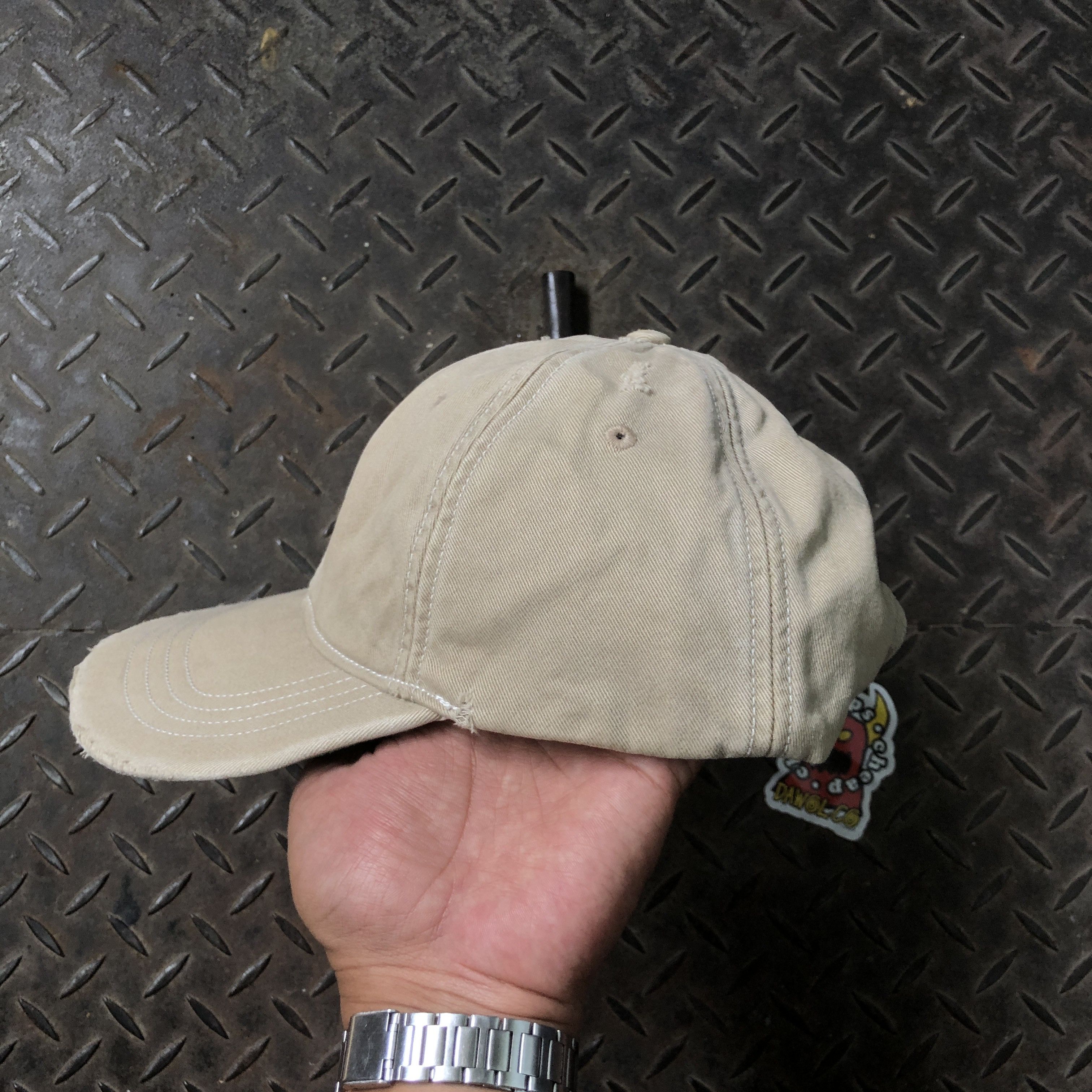 Polo Ralph Lauren 🔥RARE🔥Vintage 80s Polo Ralph Lauren Ripped Distressed Hat Size ONE SIZE - 5 Thumbnail