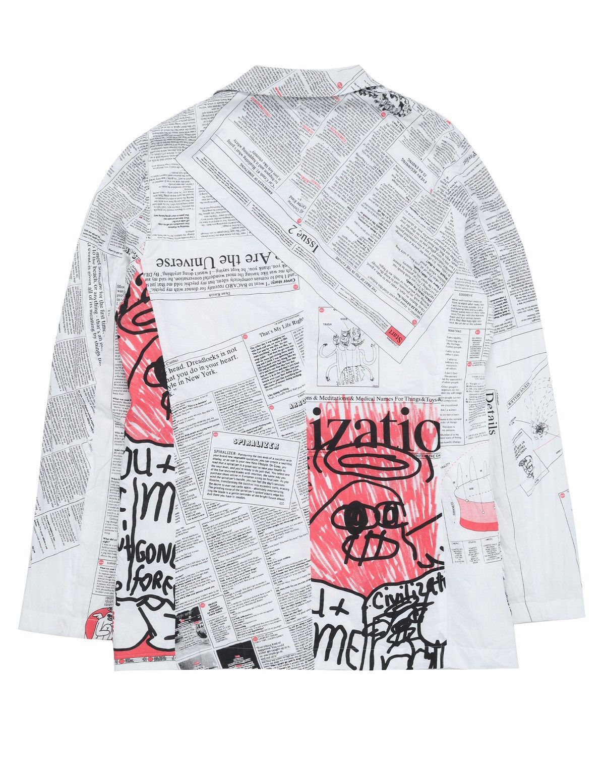Junya Watanabe Civilization Newspaper blazer Size US M / EU 48-50 / 2 - 2 Thumbnail