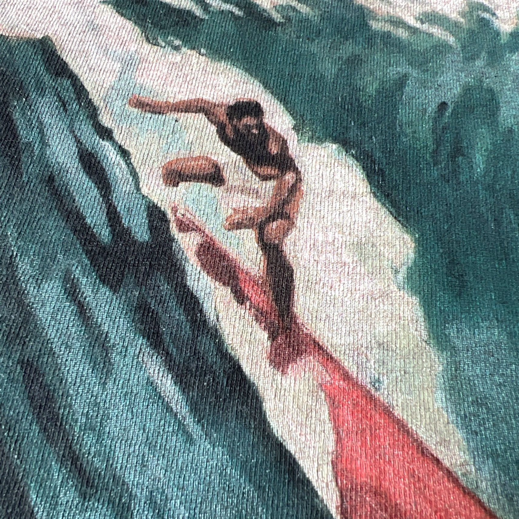 Quiksilver VINTAGE Eddie Aikau Shirt L Black Graphic Print 90s Surfing Quiksilver USA Beach Hawaiian Men Mens Regular Sleeveless Crew Neck Vintage Tee Size US L / EU 52-54 / 3 - 3 Thumbnail