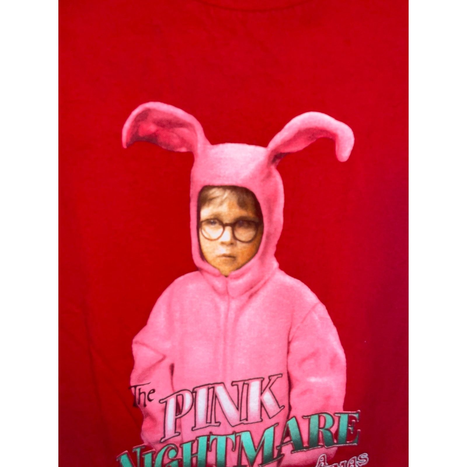 Vintage Vintage A Christmas Story Shirt The Pink Nightmare Red Tee S Size US S / EU 44-46 / 1 - 2 Thumbnail