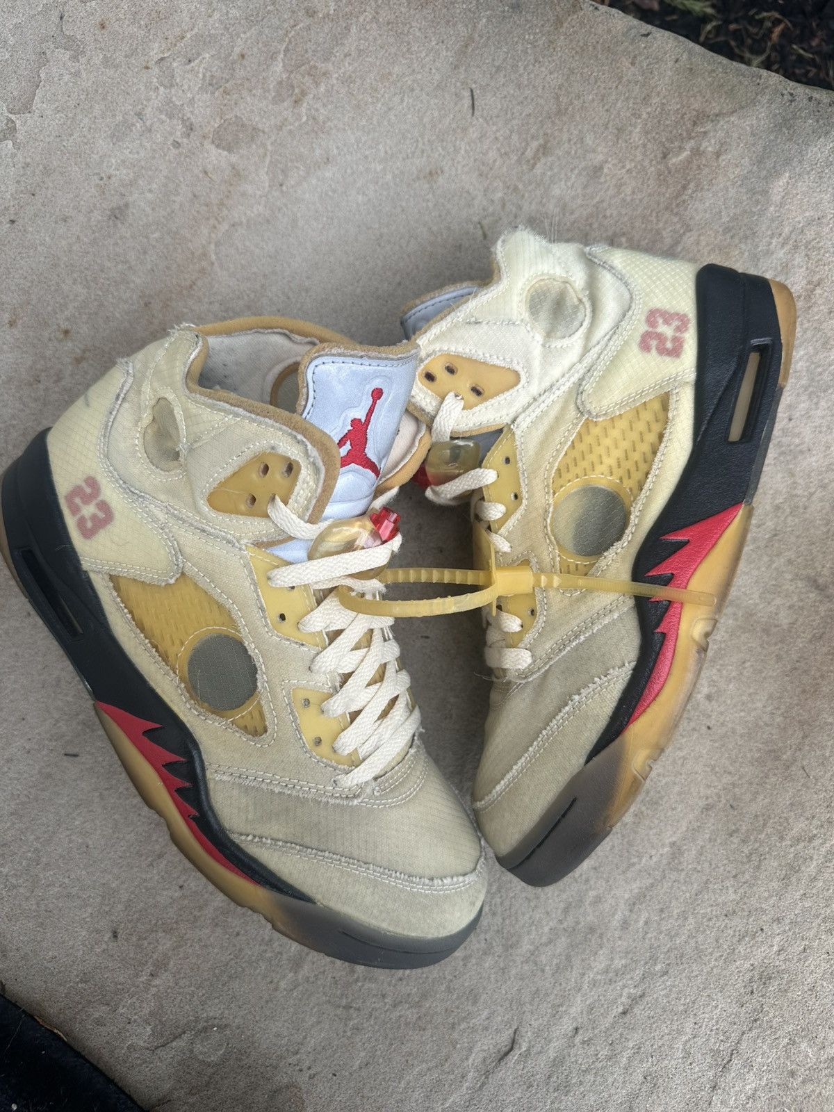 Nike Off-White Air Jordan 5 Retro SP Sail size 8