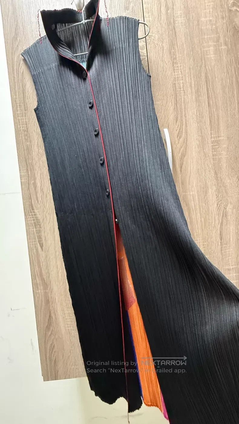 Issey Miyake Issey Miyake Color Block Dress Size L / US 10 / IT 46 - 5 Thumbnail