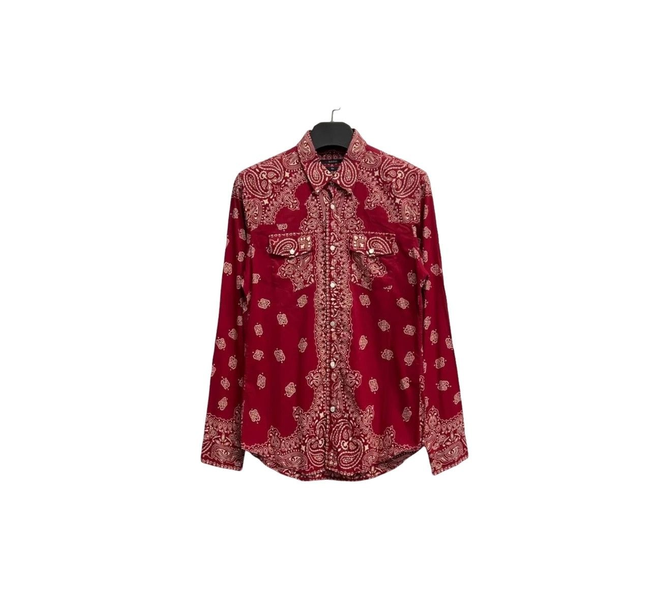Gucci Gucci Paisley Pearl Snap Shirt Size S Size US S / EU 44-46 / 1 - 1 Thumbnail