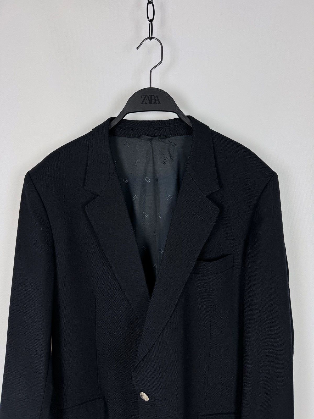 Christian Dior Monsieur 1990’s Vintage Christian Dior Monsieur Wool Blazer Size 42L - 3 Thumbnail