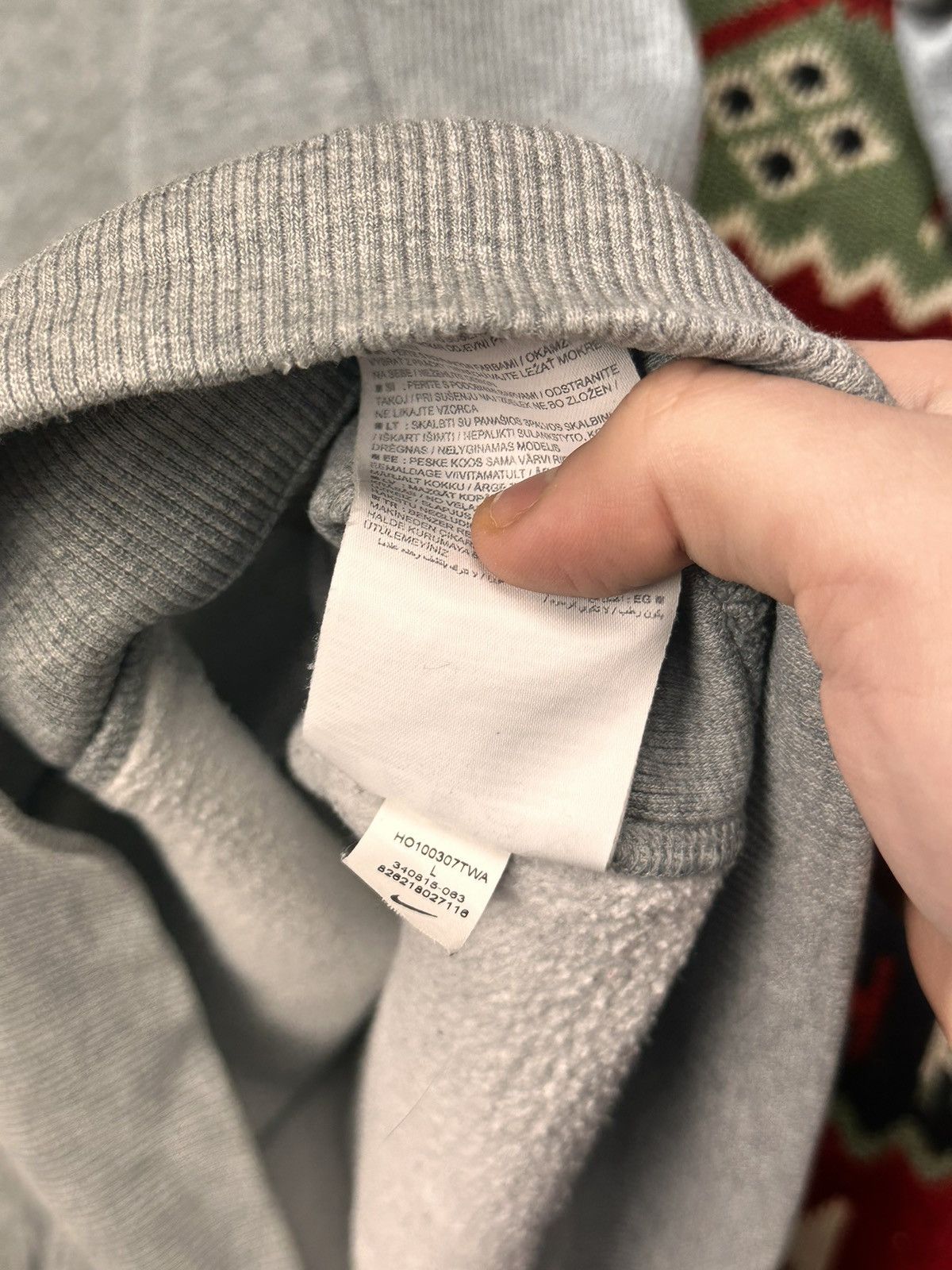 Nike × Vintage Vintage Nike Basic Hoodie Y2K Size US L / EU 52-54 / 3 - 5 Thumbnail