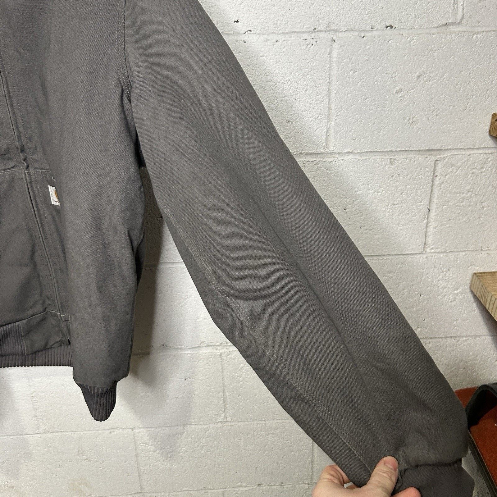 Carhartt Carhartt Quilted Hooded Active Jacket “Gravel/Grey” J140-GVL Size US L / EU 52-54 / 3 - 7 Thumbnail