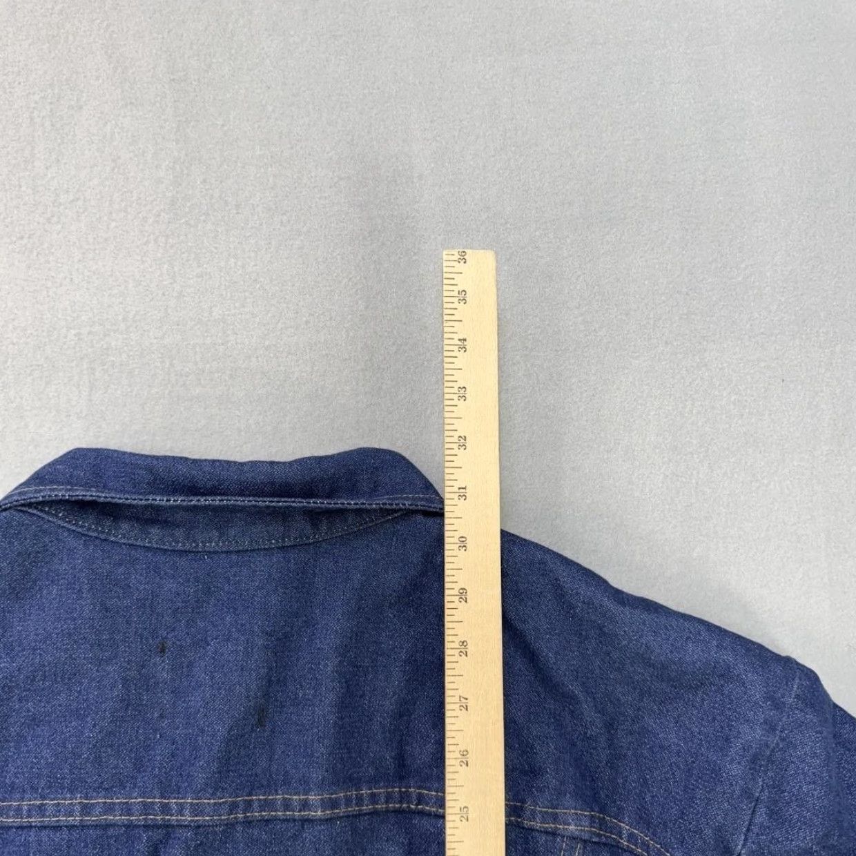 Wrangler VINTAGE Wrangler Yellowstone Jacket Mens 2XLT Blue Denim Western Skull Back Graphic Size US XXL / EU 58 / 5 - 8 Thumbnail