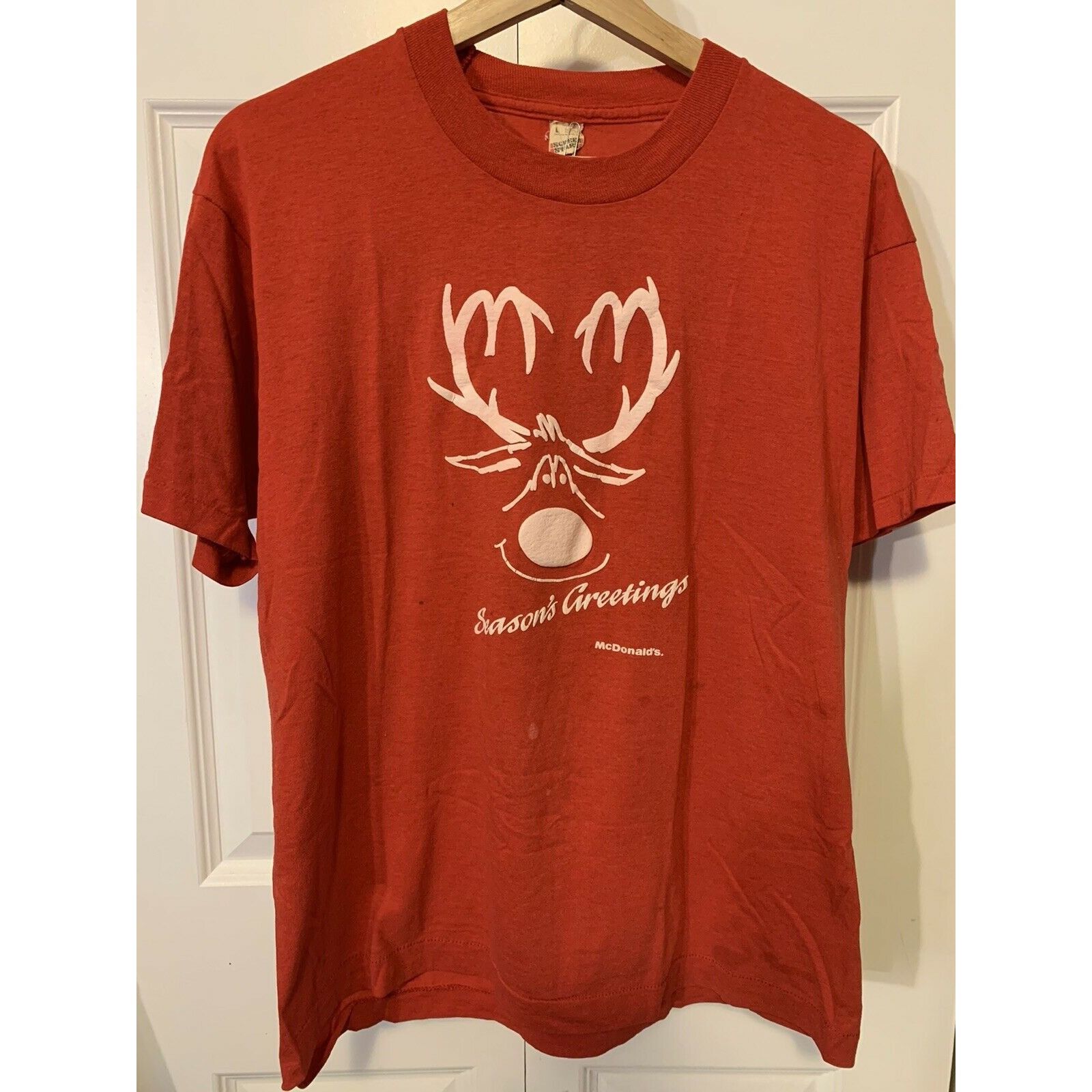 Other Vintage Mcdonald's Seasons Greetings Men’s Sz L T Shirt Sc Size US L / EU 52-54 / 3 - 3 Thumbnail