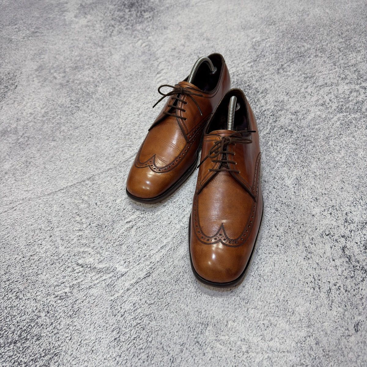 Barker Barker Vintage Brown Derbies US8.5 UK7.5 EU41.5 Size US 8.5 / EU 41-42 - 2 Thumbnail