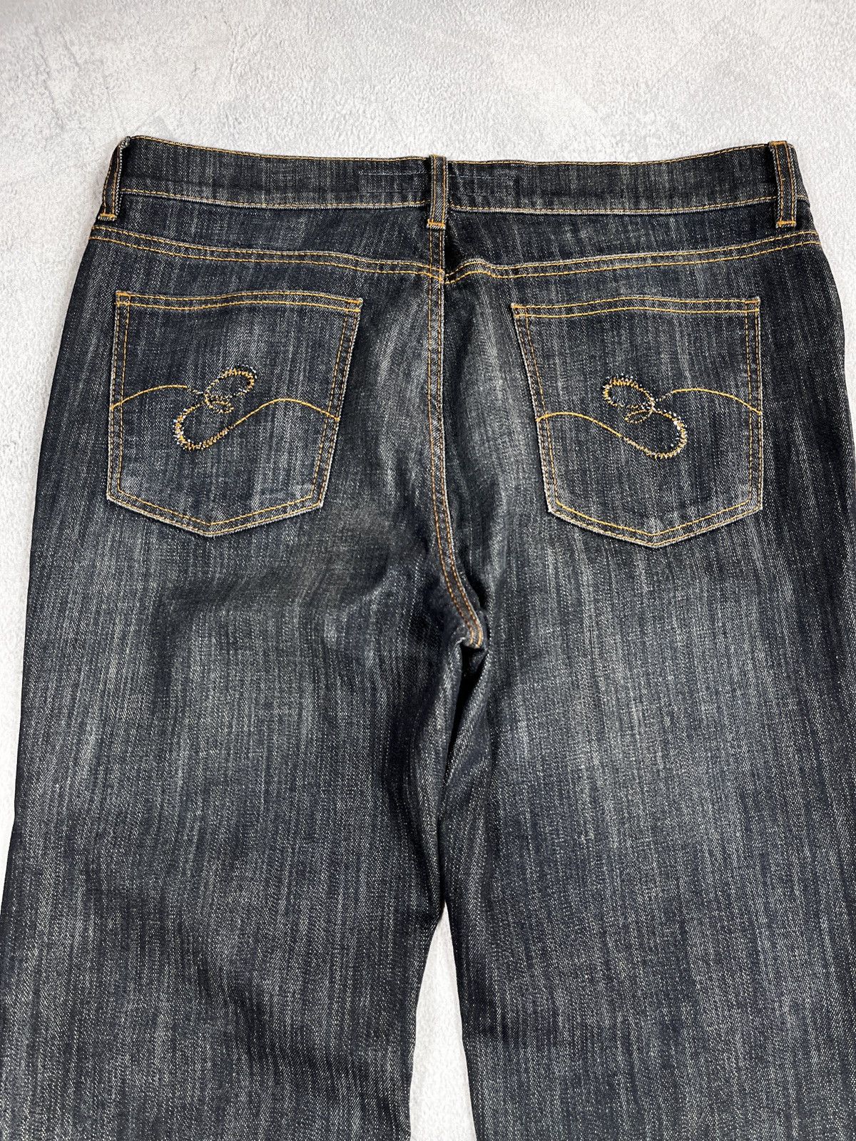 Vintage Y2K Escada straight faded jeans streetwear size 44