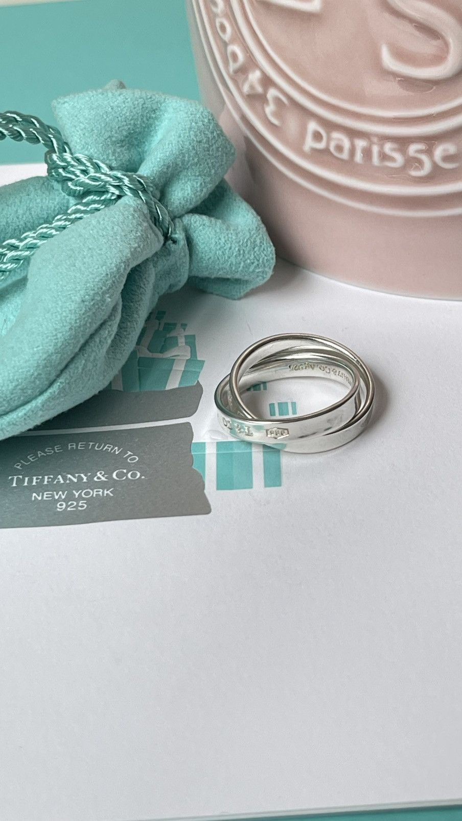 Tiffany & Co. Tiffany & Co. Tiffany 1837 Interlocking Ring Silver 5.5 NEW Size ONE SIZE - 10 Thumbnail