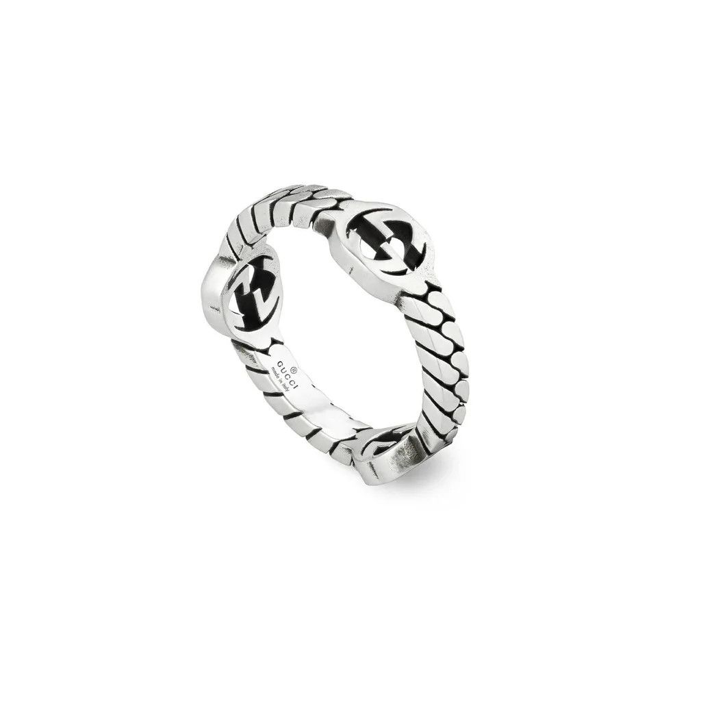 Gucci oc11z0126 Size: 20 / Interlocking G Ring Sterling Silver. Size ONE SIZE - 2 Thumbnail