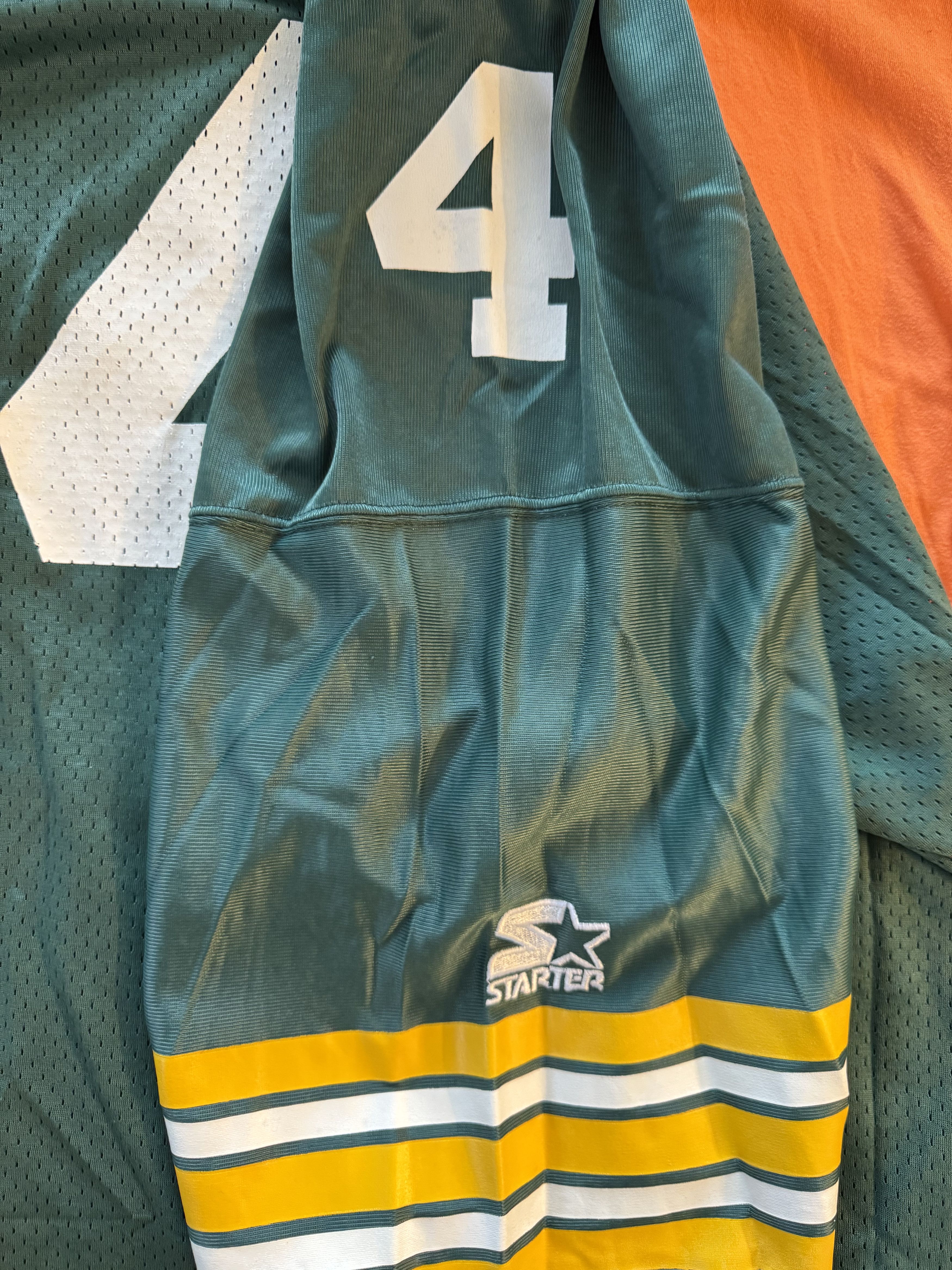 NFL × Starter × Vintage Vintage Starter Brett Favre Green Bay Packers Jersey Size US XXL / EU 58 / 5 - 9 Thumbnail