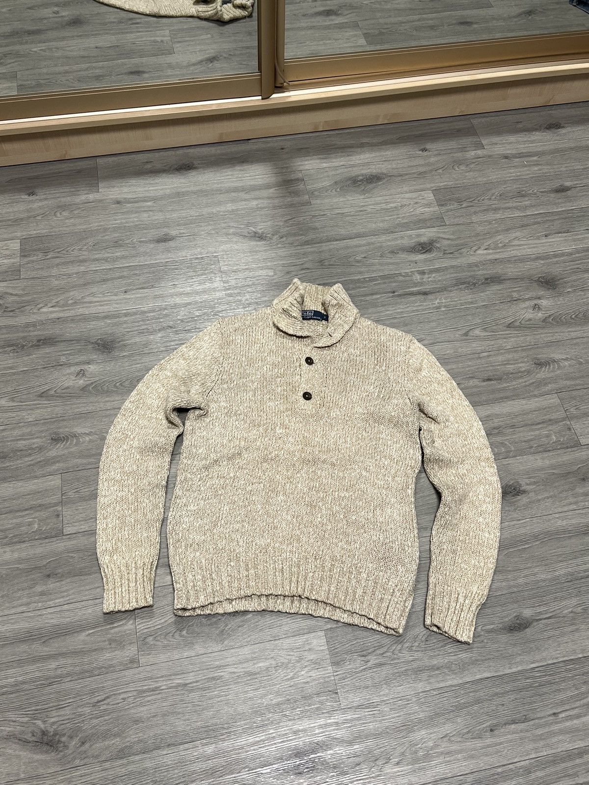 Vintage Polo Ralph Lauren vintage cotton knit sweater size S Size US S / EU 44-46 / 1 - 1 Thumbnail
