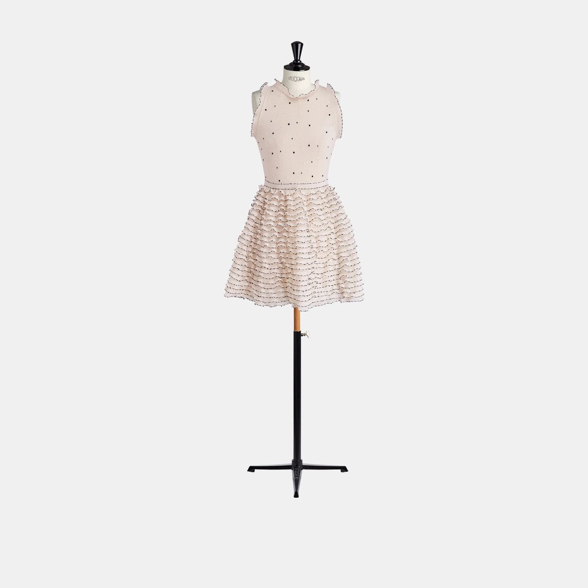 Dior o1bcso1str0225 Dress with Ruffles in White Size M / US 6-8 / IT 42-44 - 1 Preview